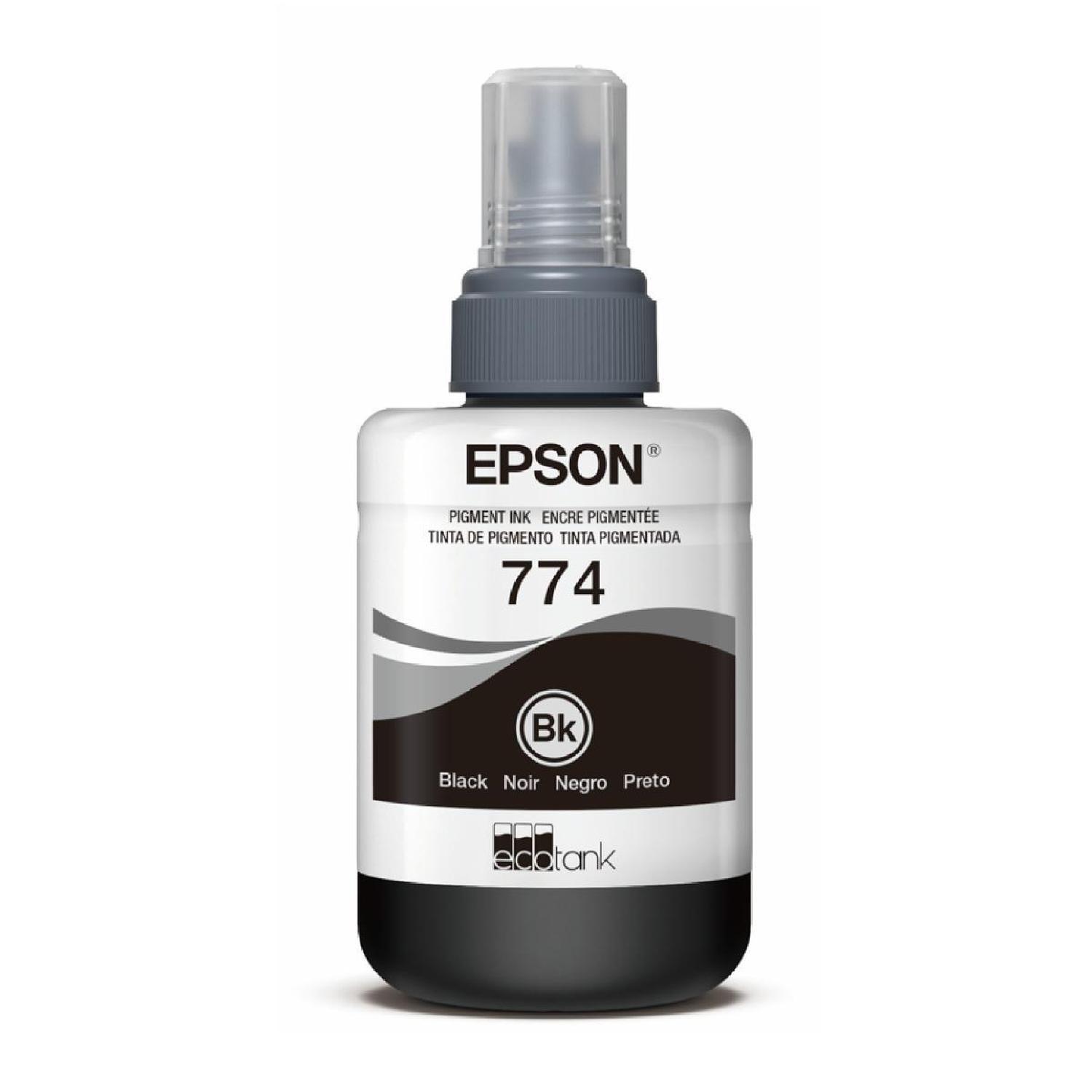 Botella de Tinta Pigmentada Epson Color Negro T774-2