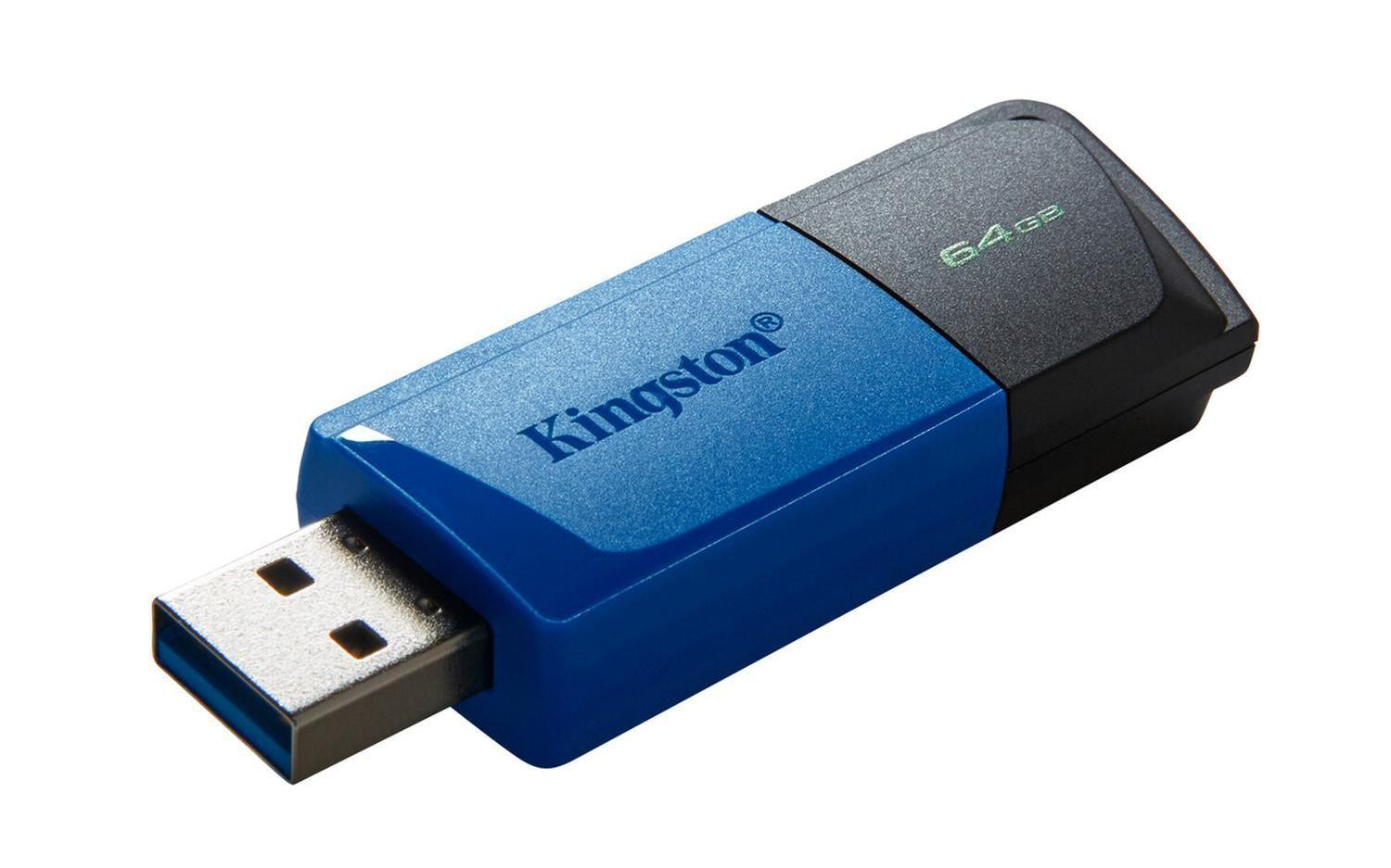 Kingston 64GB USB3.2 Gen 1 DataTraveler Exodia M (Black + Blue)-0