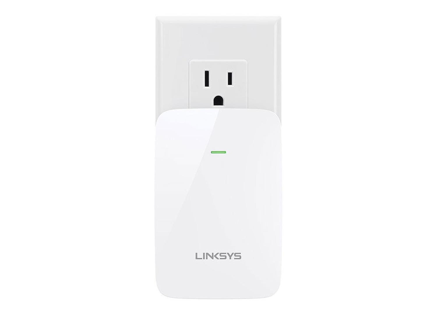 Extensor De Señal Wi-Fi Linksys RE6250 AC750 Doble Banda Blanco-0