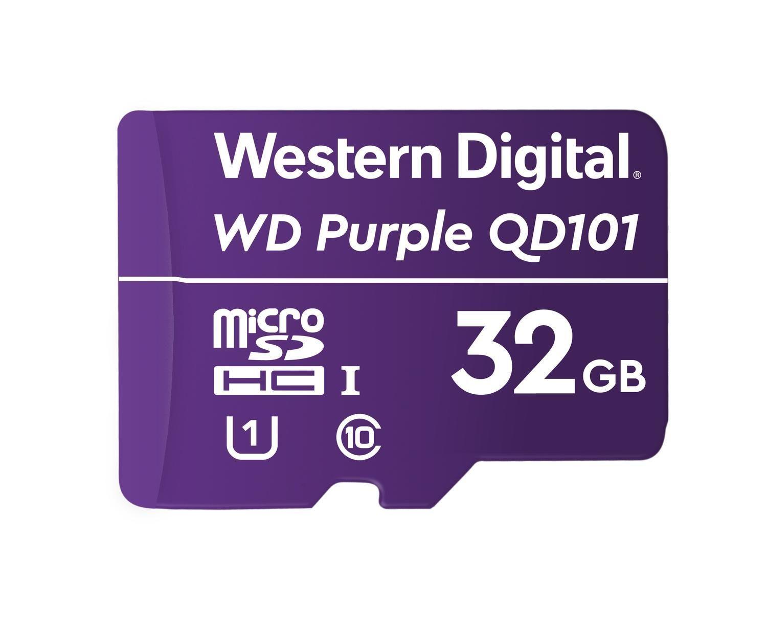 Micro SD WD Purpura 32gb SURVEILLANCE Class 10-0