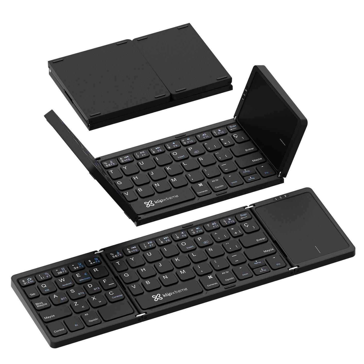 Klipxtreme Combo plegable KCK-650S-BK Bluetooth español - Trackpad intregrado-3