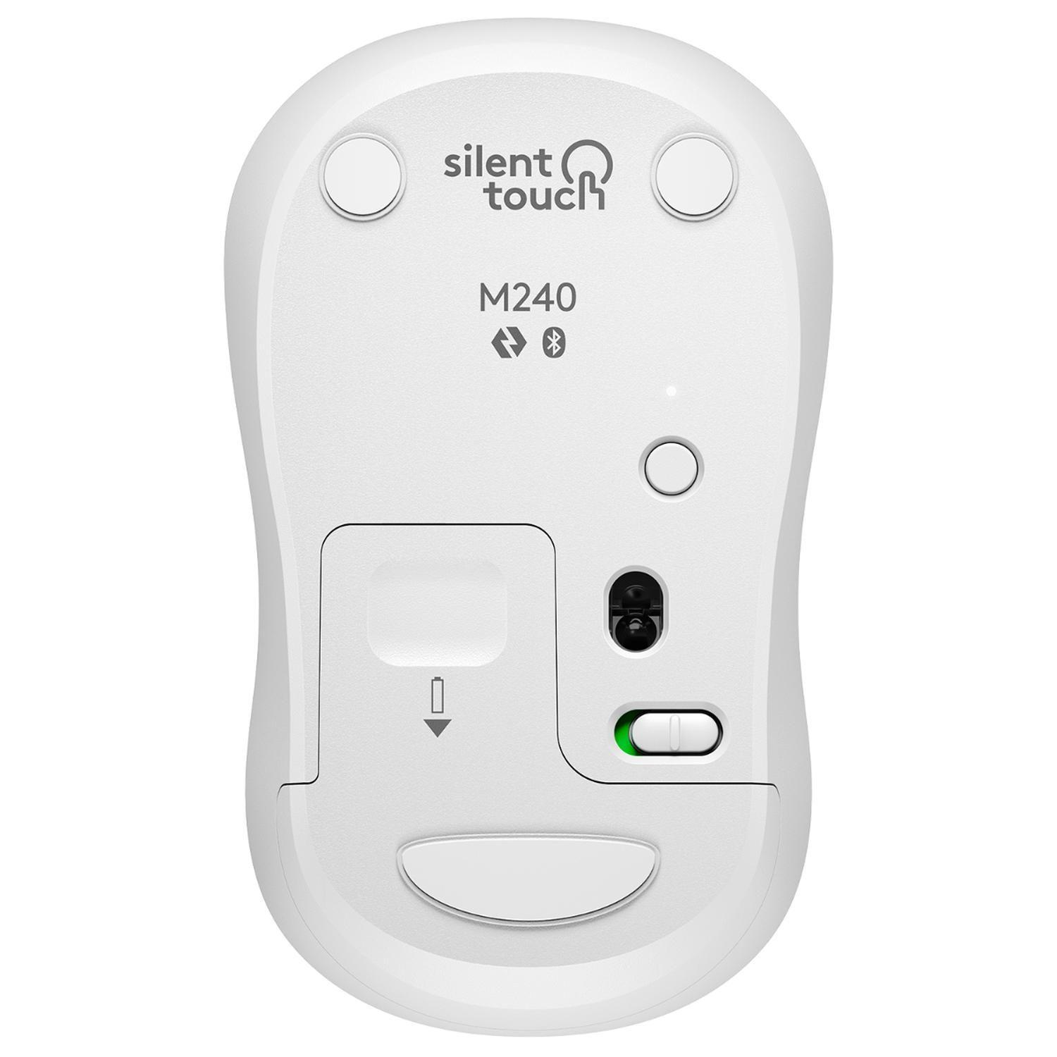 Mouse Bluetooth Logitech M240 Silent Blanco-6