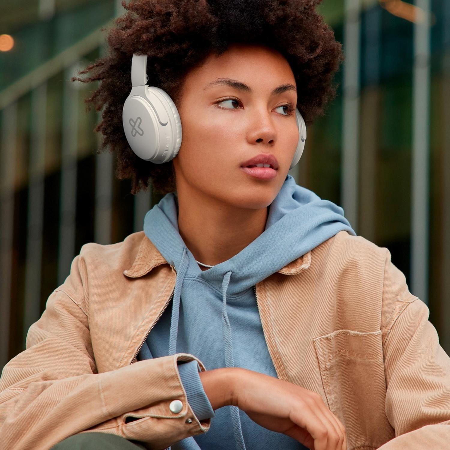 Audifono BT cancelacion de ruido 7 hrs Klip Xtreme KNH-050 blanco-4