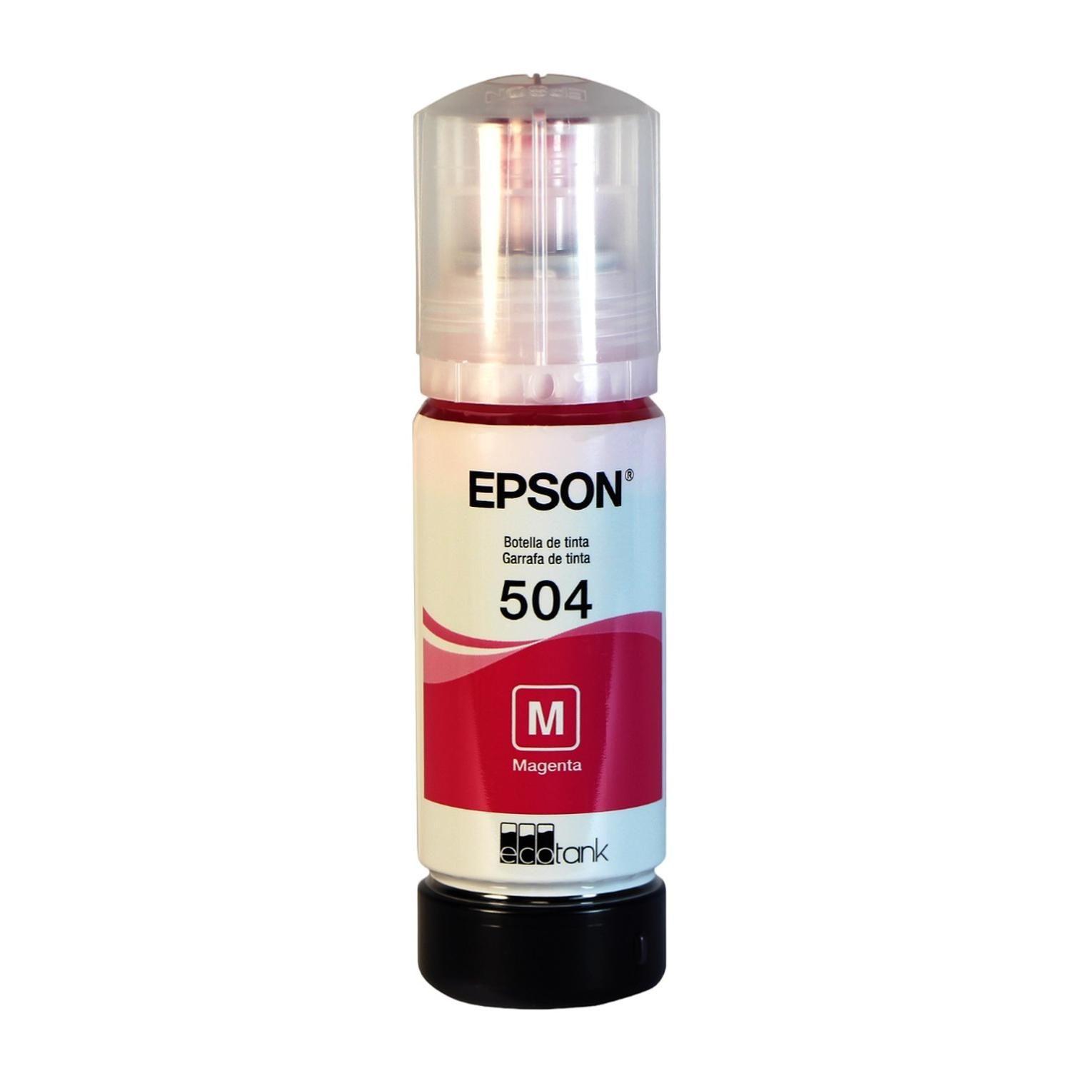 Botella de Tinta Magenta Epson 504 - 70 ml-0
