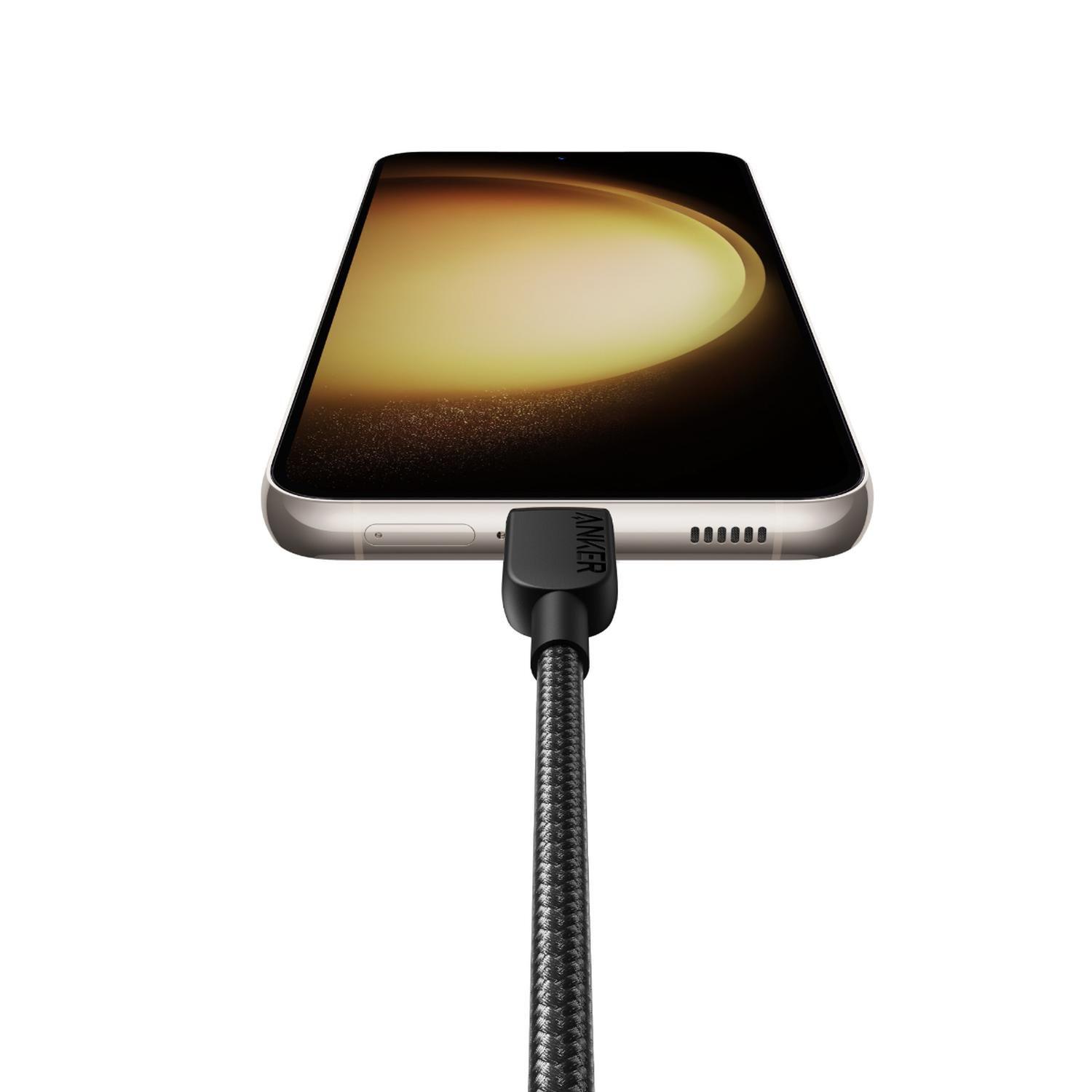 Cable USB-A a USB-C Anker Carga Regular 15W 1m Negro-2