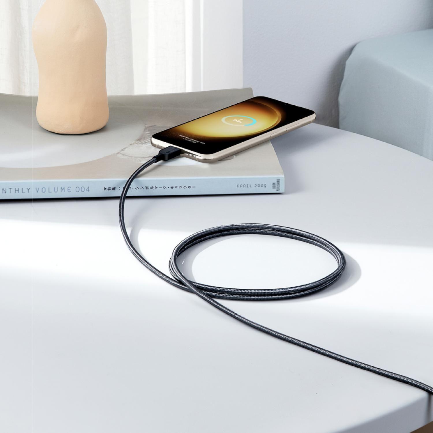 Cable USB-A a USB-C Anker Carga Regular 15W 1m Negro-4