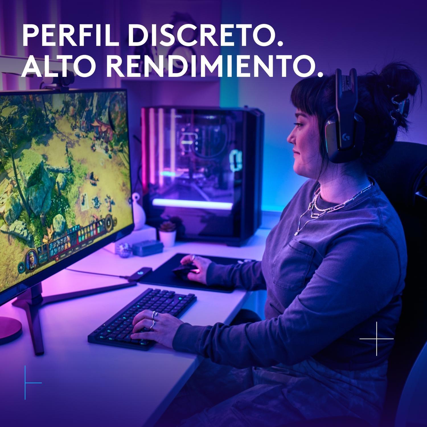 Teclado Gamer Inalambrico Logitech G515 Lightspeed TKL Negro Ingles-2