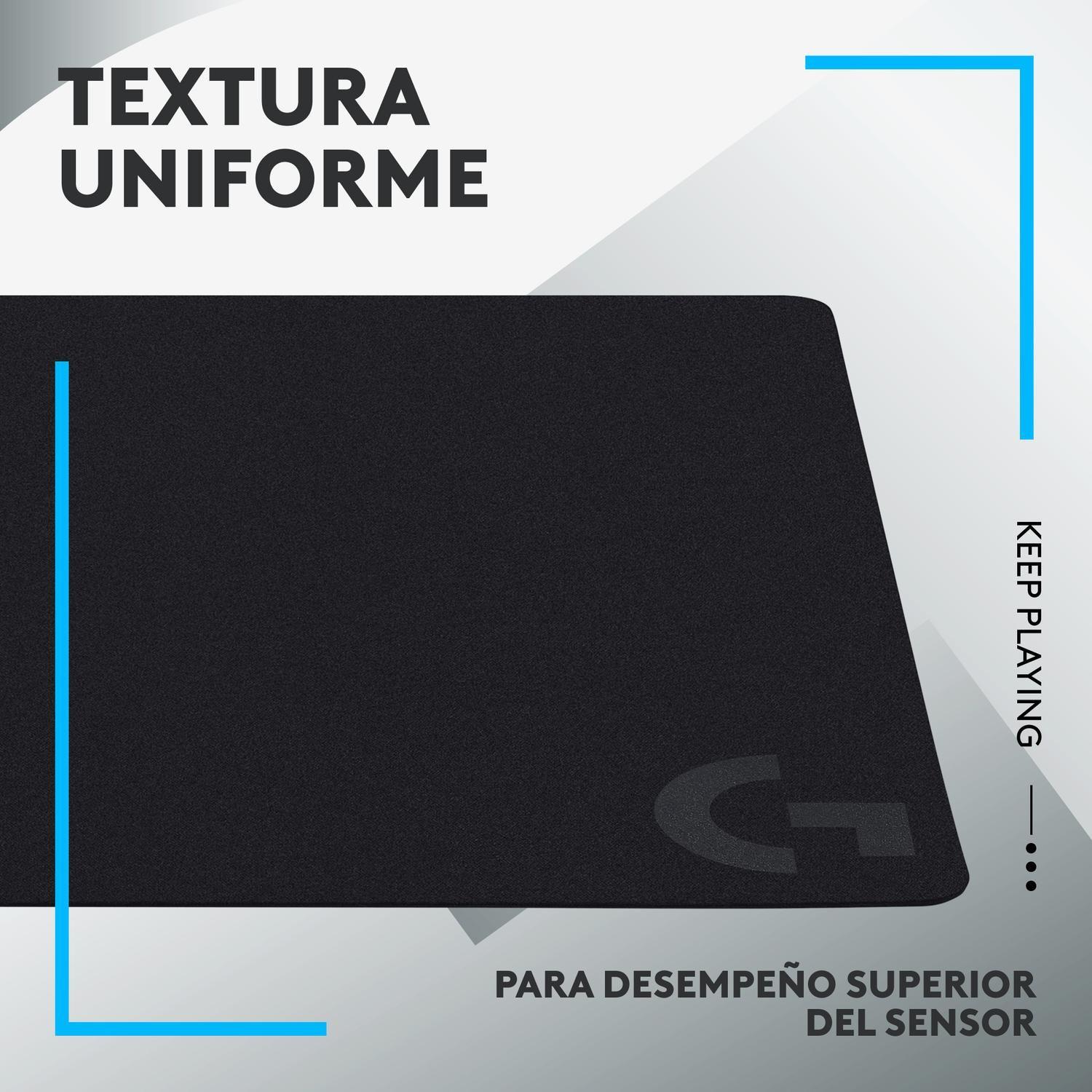 Logitech G G240 Cloth Gaming Mouse Pad, Optimized for Gaming Sensors, Moderate Surface Friction, Non-2