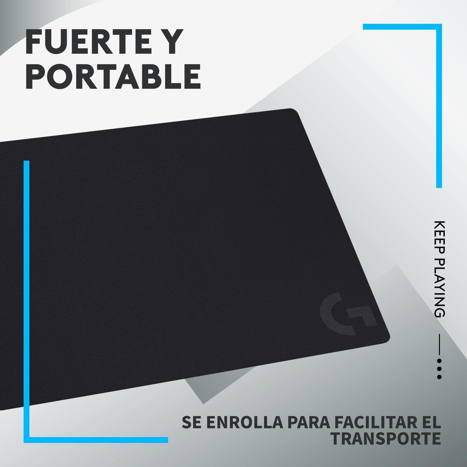 Logitech G G240 Cloth Gaming Mouse Pad, Optimized for Gaming Sensors, Moderate Surface Friction, Non-5