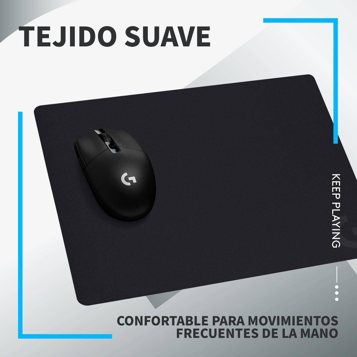 Logitech G G240 Cloth Gaming Mouse Pad, Optimized for Gaming Sensors, Moderate Surface Friction, Non-6