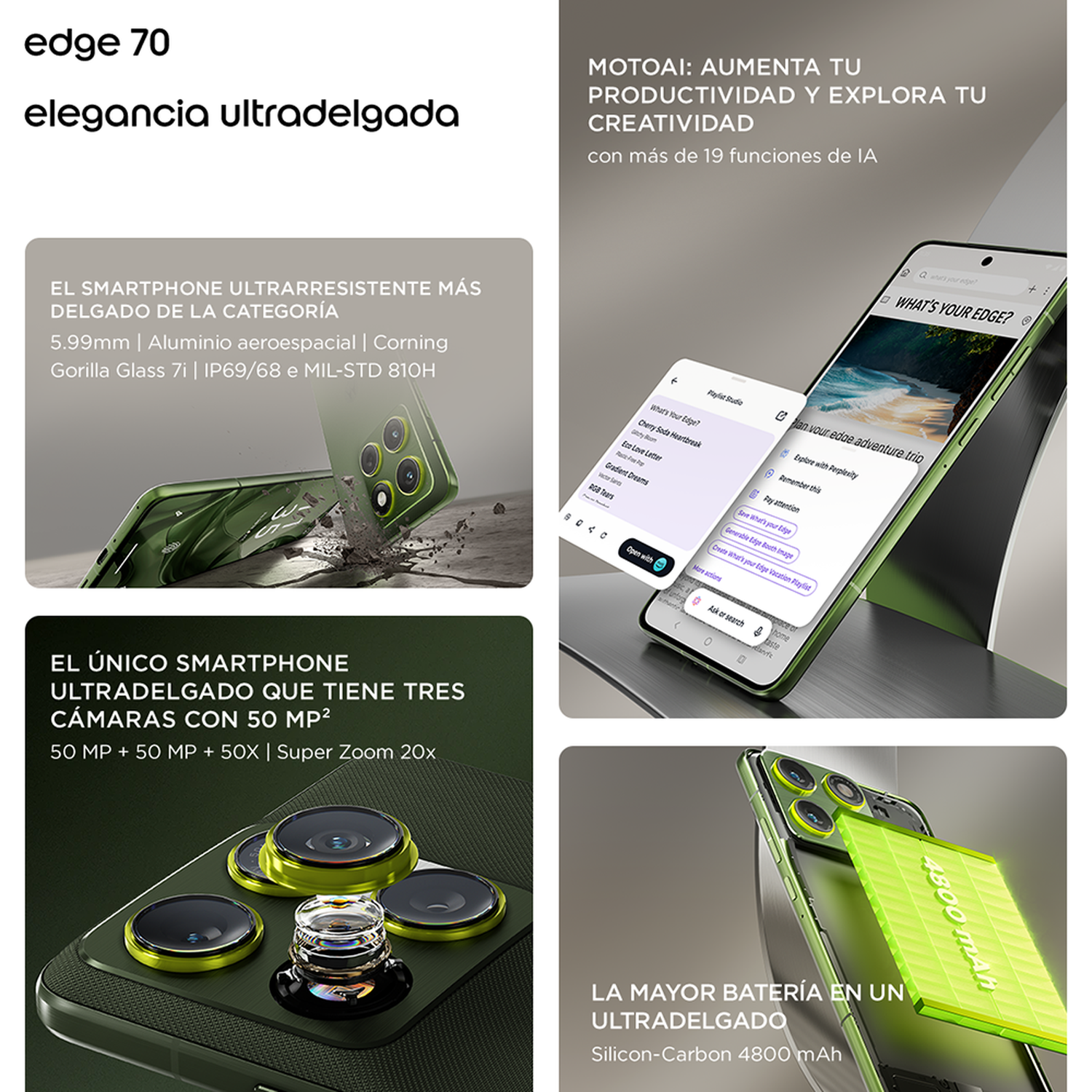 Motorola Edge 70 12+512GB Badget Gray-4