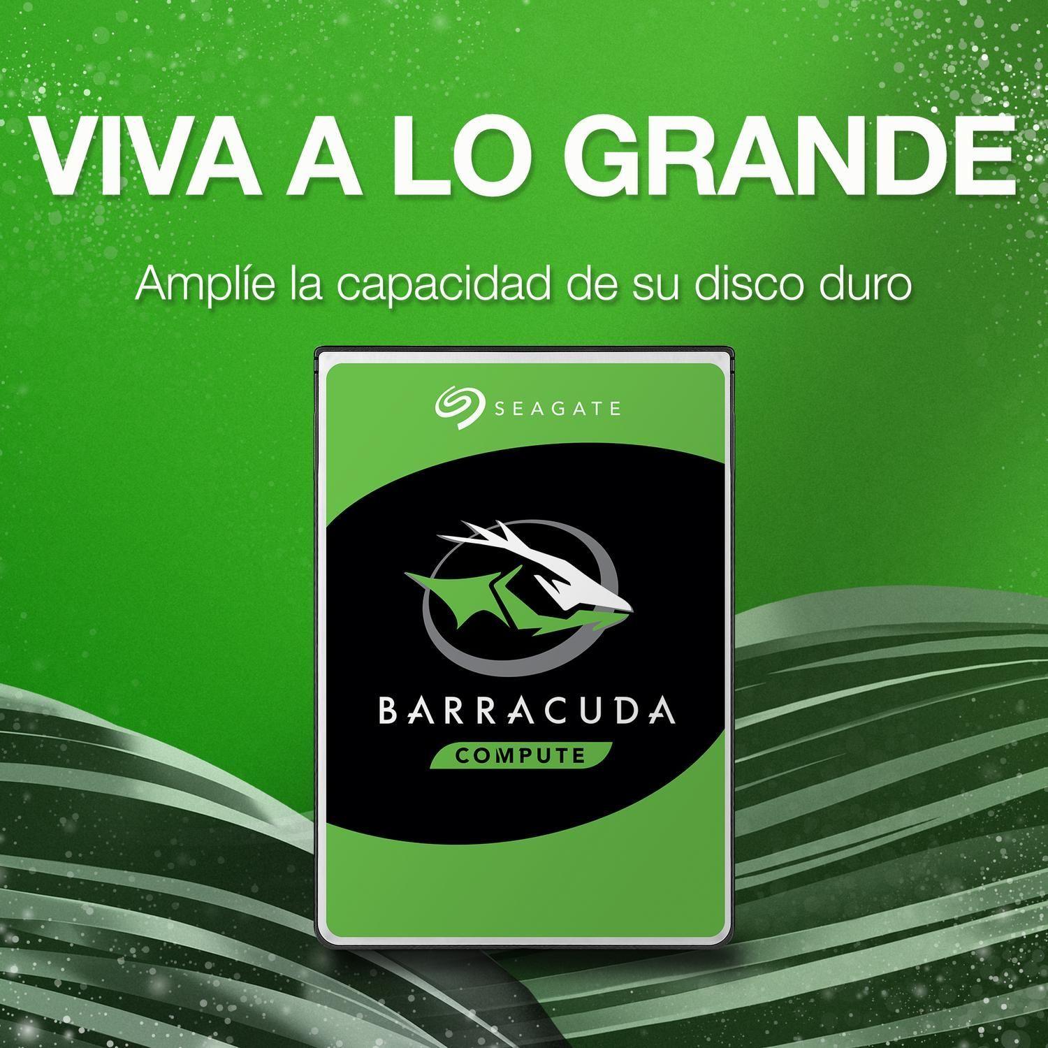 Disco Duro Interno Seagate 1TB Barracuda 3.5" 7200RPM Sata3 64MB verde claro-4