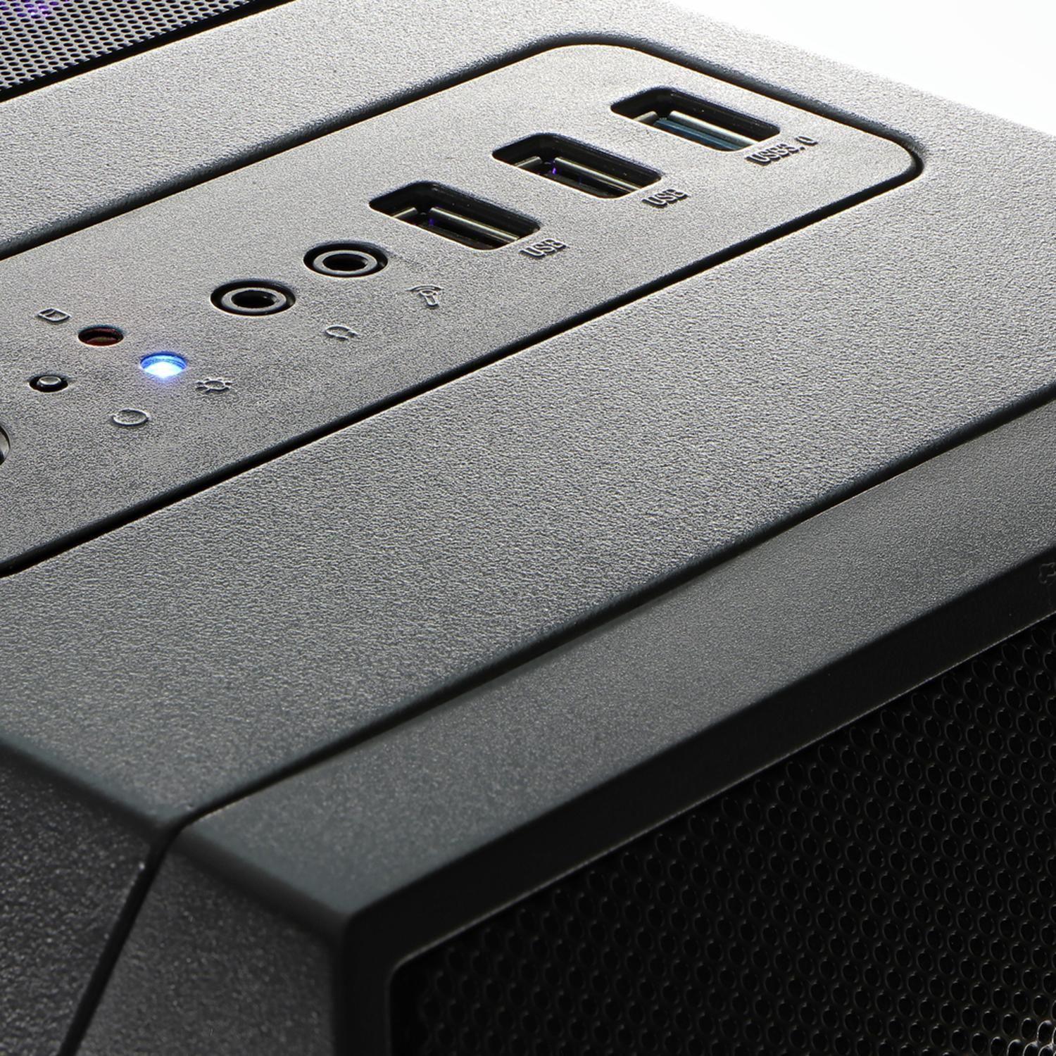 Gabinete Gamer ATX MidT USBx3 Lateral Acrilico Xtech XT-GMR1 Negro-1