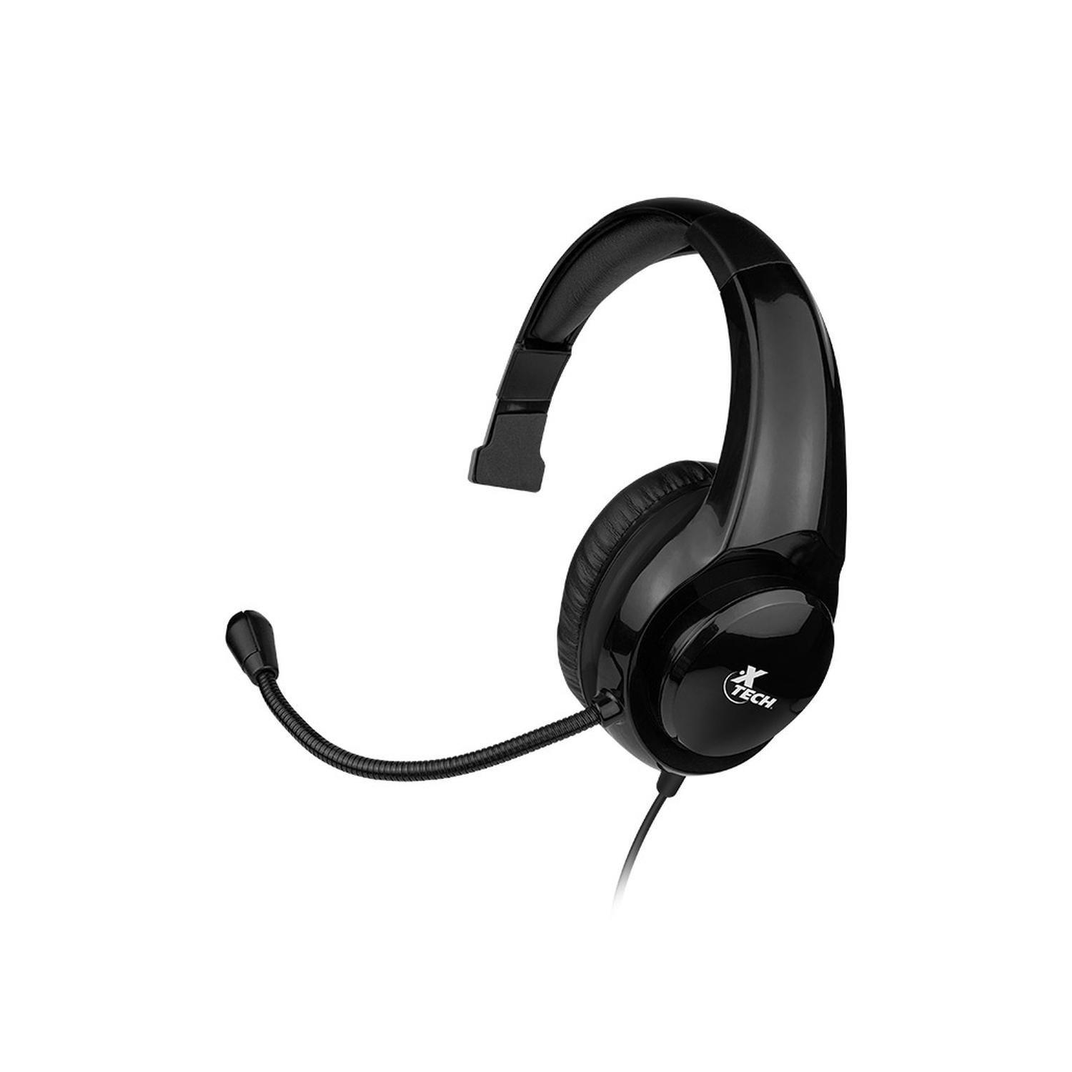Audifono Monoaural Xtech PC alámbrico 3.5mm XTH-520-0