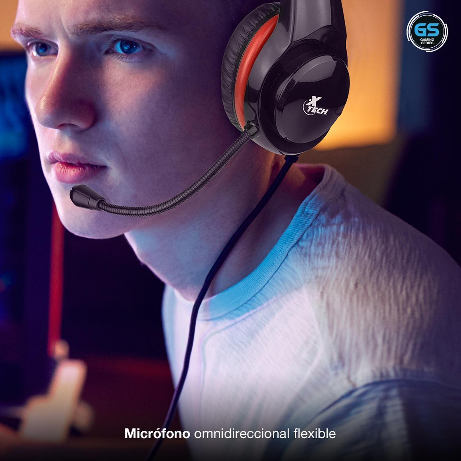 Audifono Monoaural Xtech PC alámbrico 3.5mm XTH-520-2