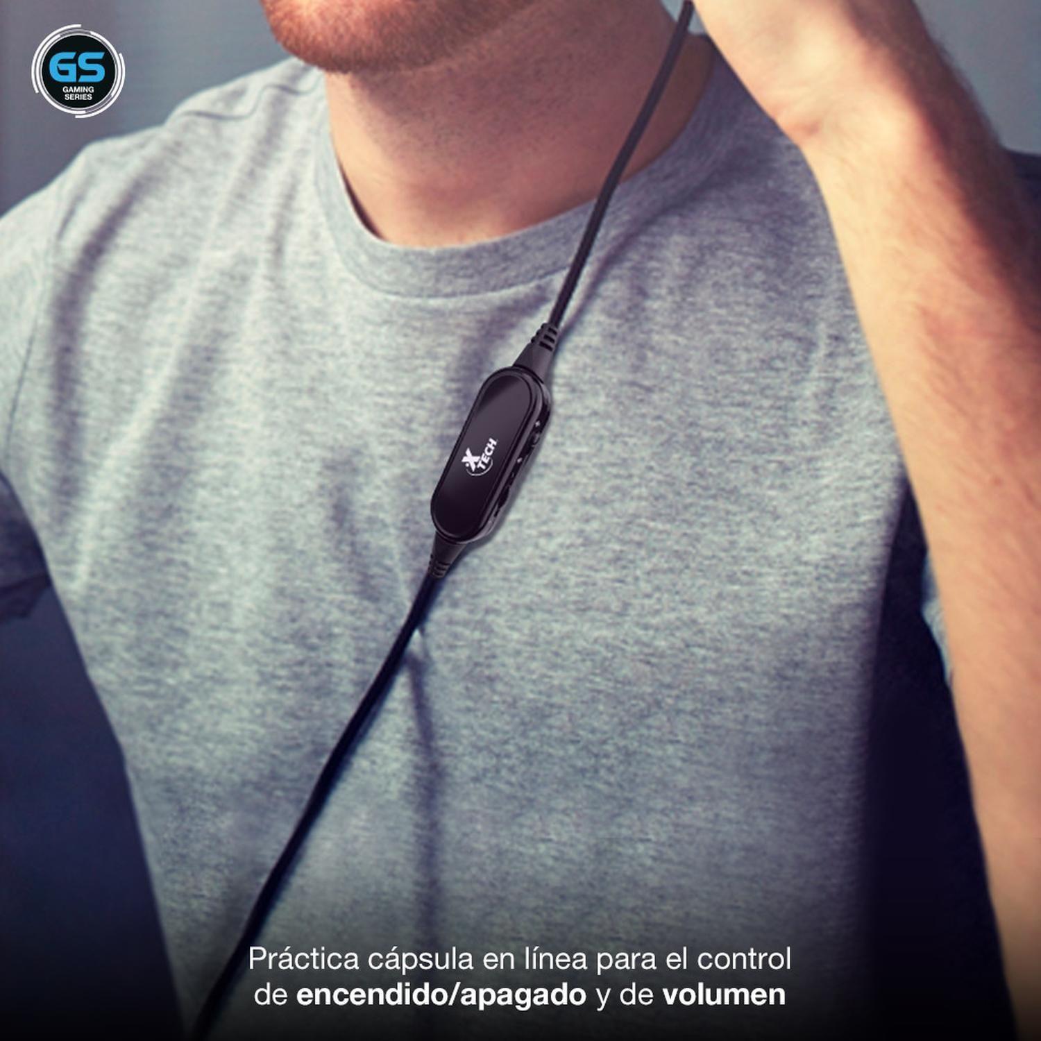 Audifono Monoaural Xtech PC alámbrico 3.5mm XTH-520-1