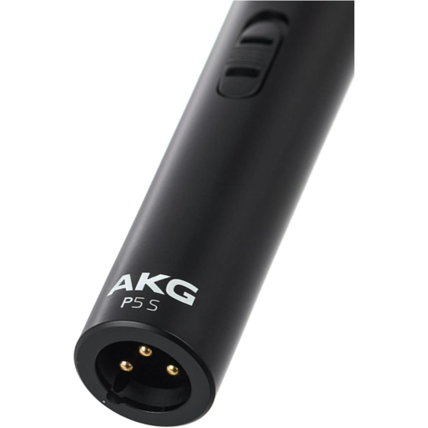Micrófono Dinámico Vocal AKG P5S Cardiode-3