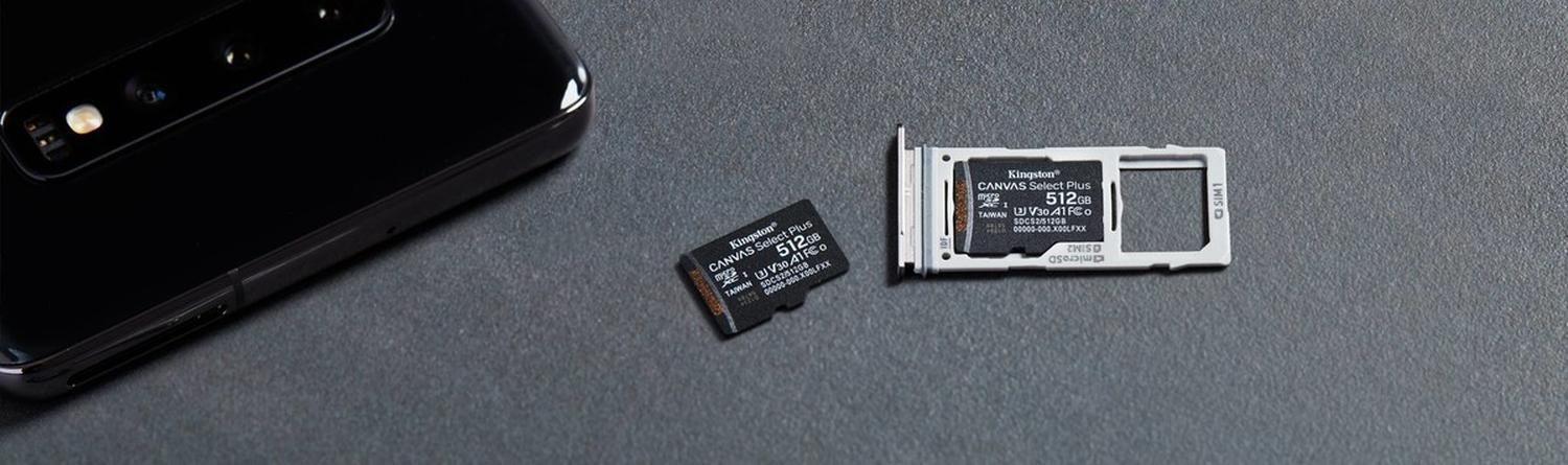 Micro SD Kingston Canvas Select Plus con adaptador 64GB-3