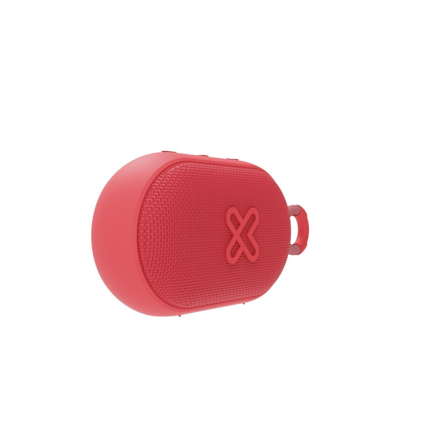 Parlante Bluetooth Portátil Klip Xtreme GrooveSplash Rojo KBS-030RD-5