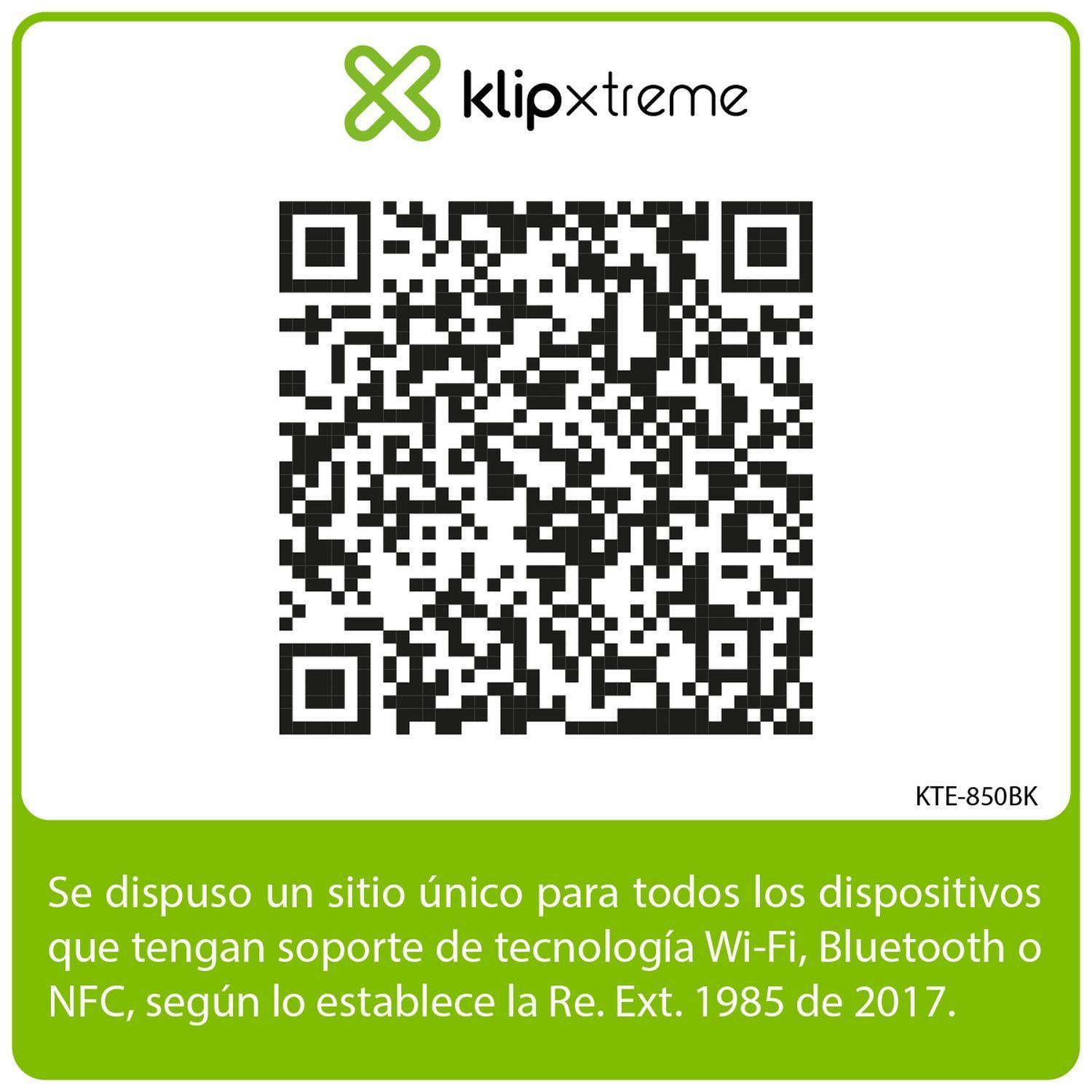 Klip Xtreme Audifonos TWS EdgeBuds Ultra Negro KTE-850BK-7