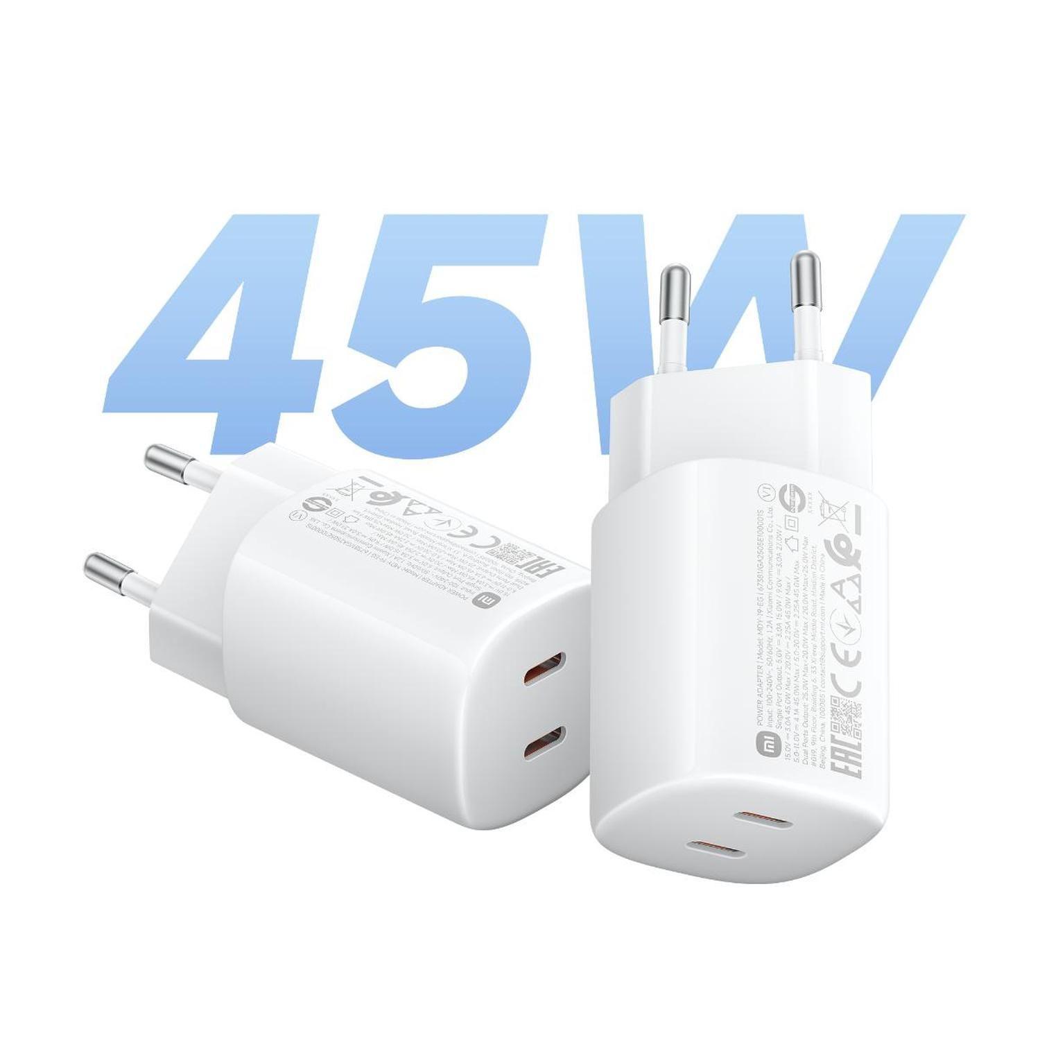 Xiaomi 45W Nano Turbo Charging Power Adapter (2-Port) EU-1