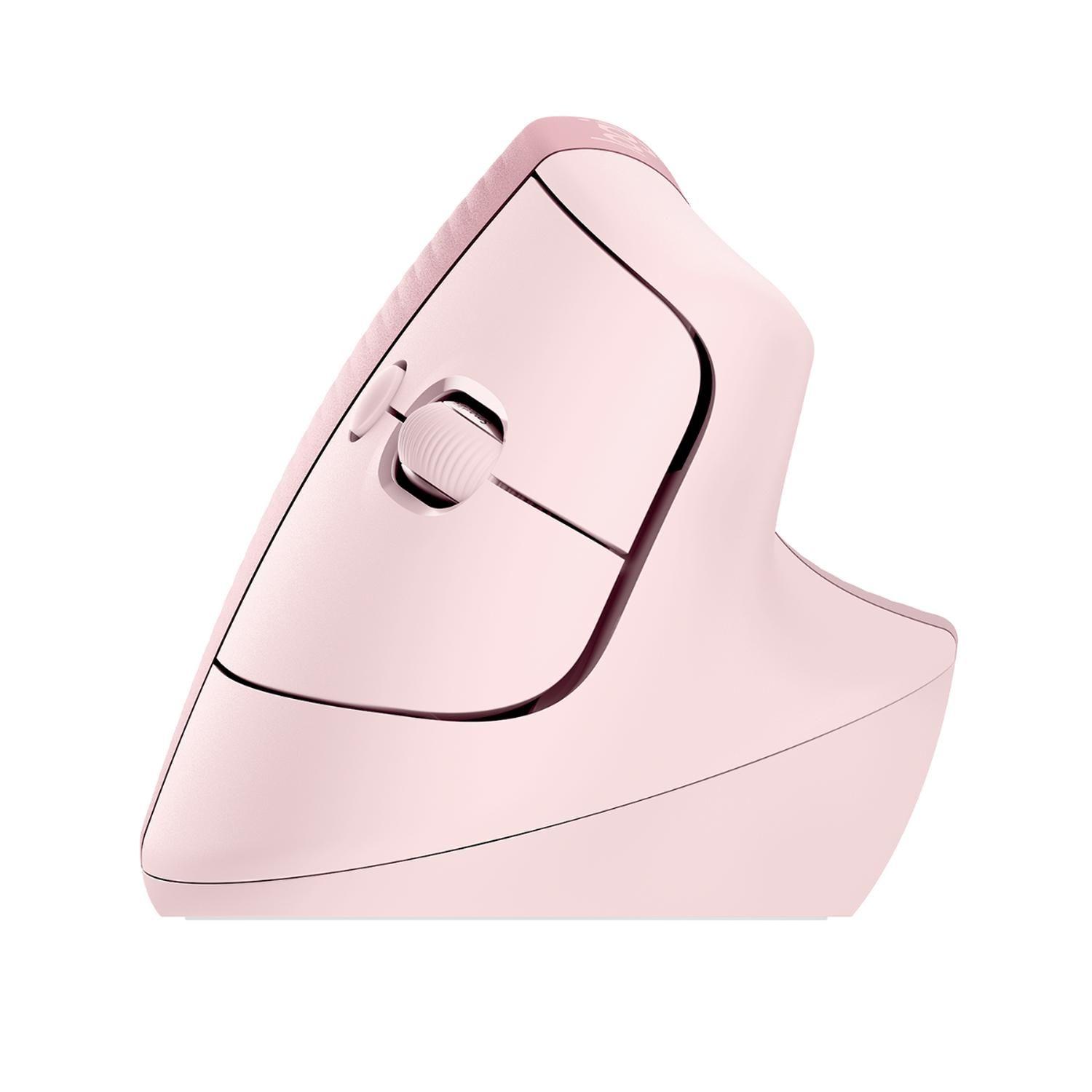 Mouse Inalambrico Logitech Lift Vertical Rosado-6