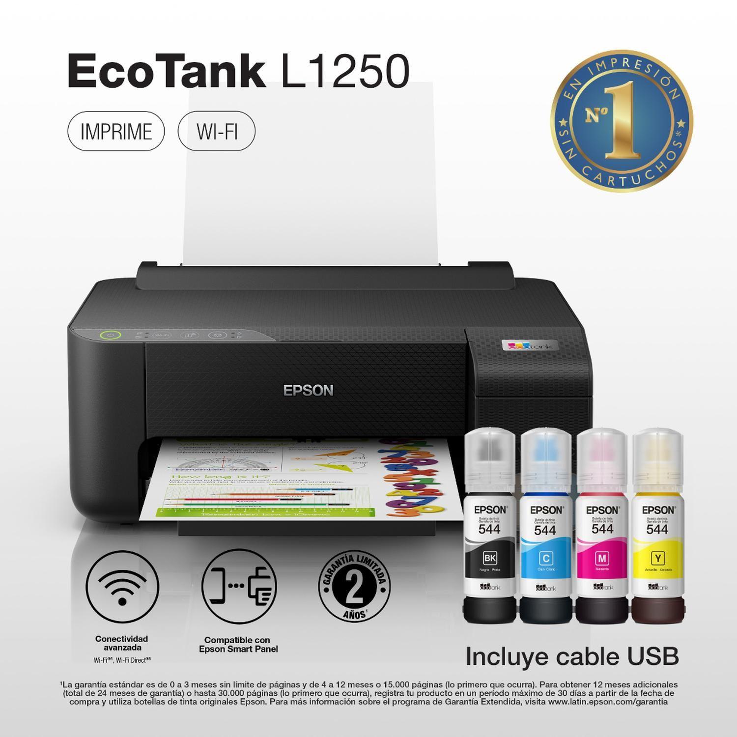 Kit Impresora Epson Ecotank L1250 + Papel Foto Brillante-4