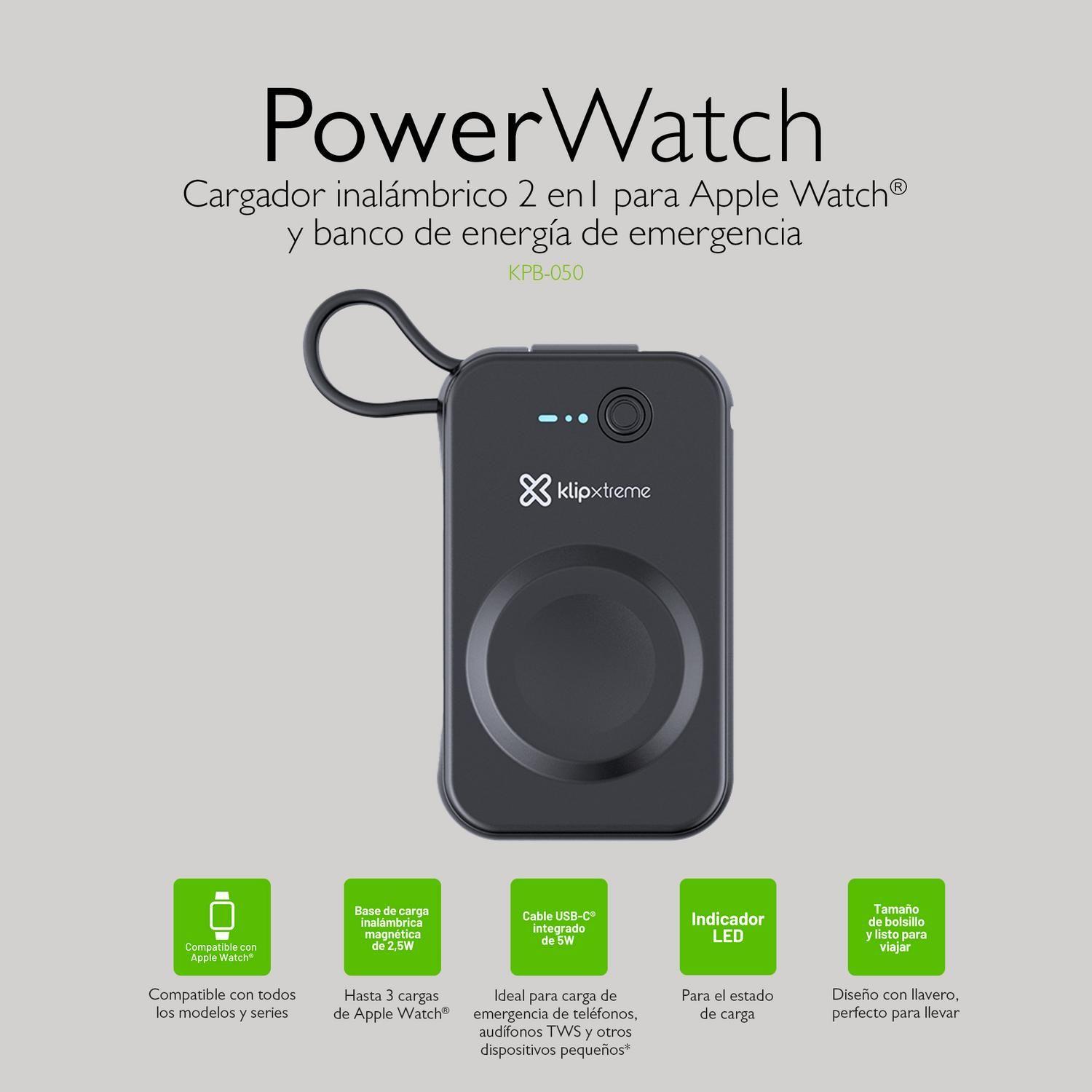 Klip Xtreme PowerBank PowerWatch 2.000 mAh KPB-050-7
