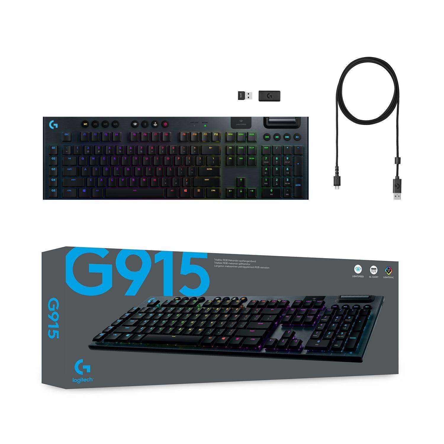 Teclado Gamer Logitech G915 X Lightspeed Ingles-8