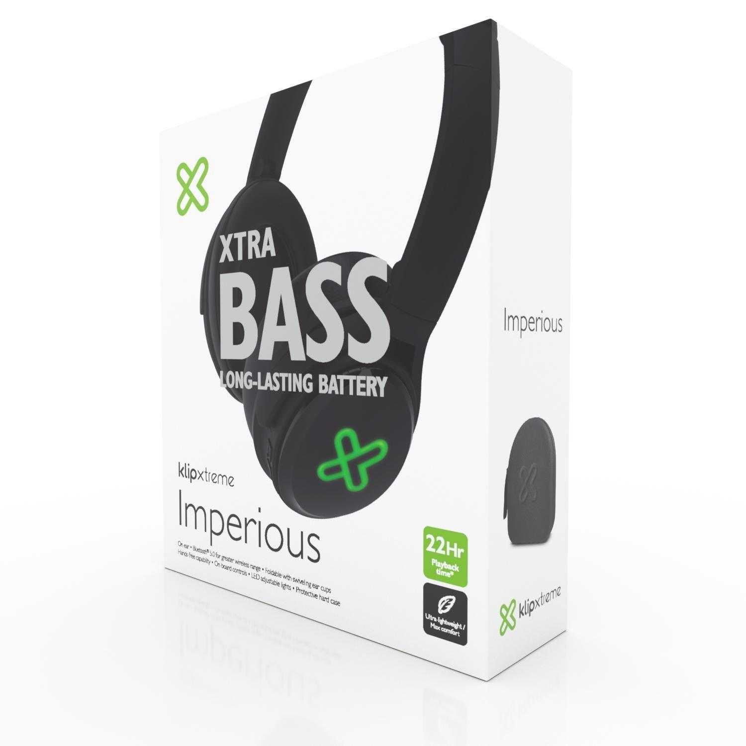 Audífonos Klip Xtreme Bluetooth over ear Negro-3