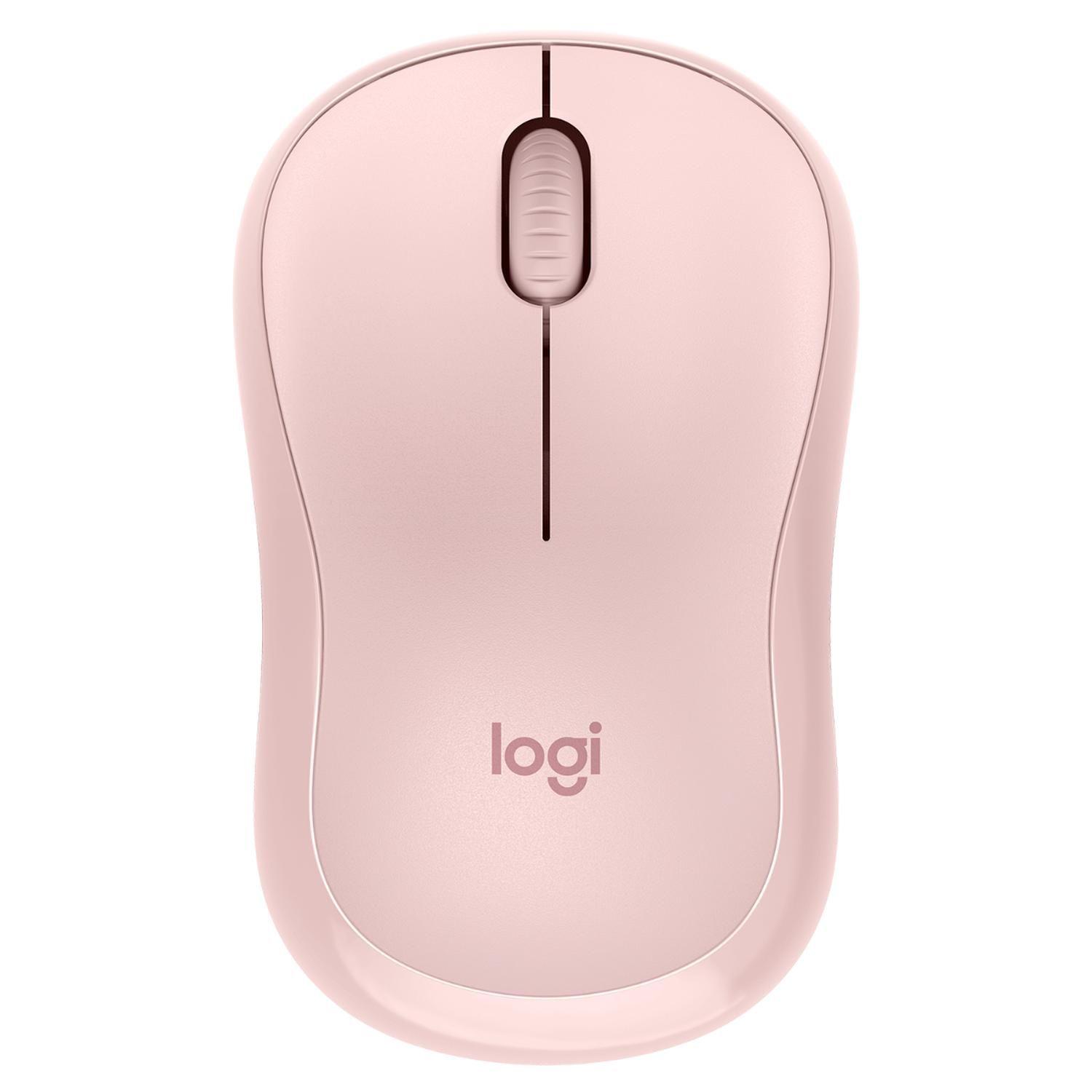 Mouse Bluetooth Logitech M240 Silent Rosado-0