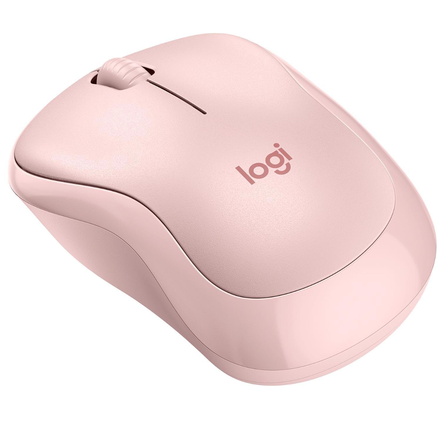 Mouse Bluetooth Logitech M240 Silent Rosado-2