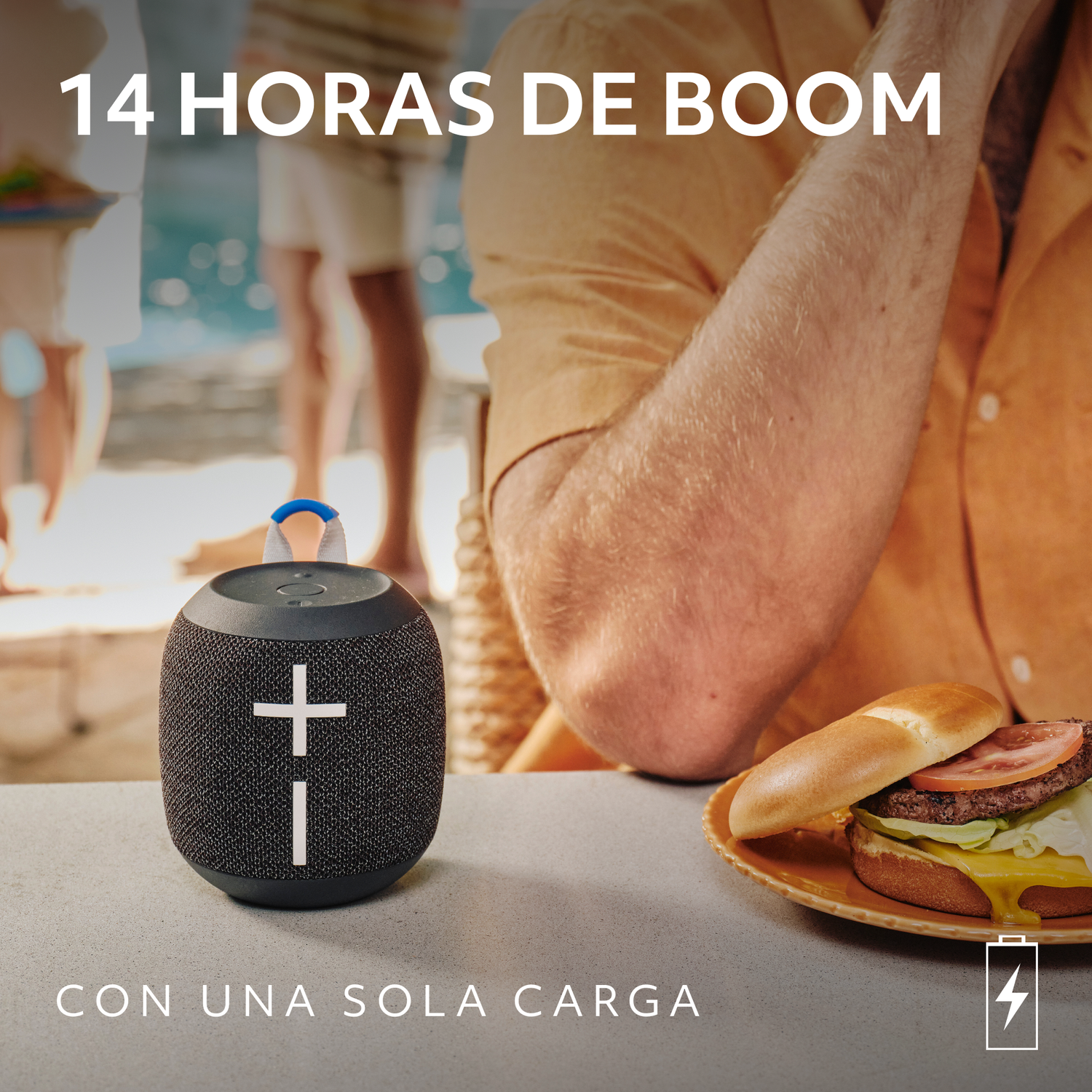 Parlante Bluetooth Logitech UE Wonderboom 4 Rosado-3