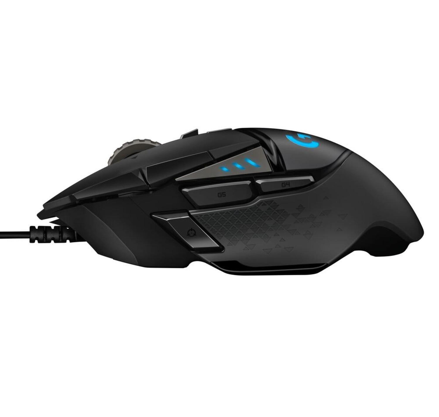 Mouse Logitech mouse gamer G502 HERO 11 botones programables RGB-4