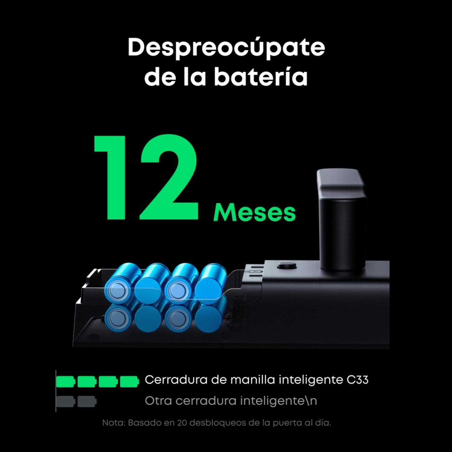 Cerradura Inteligente Eufy C33 Negra-2