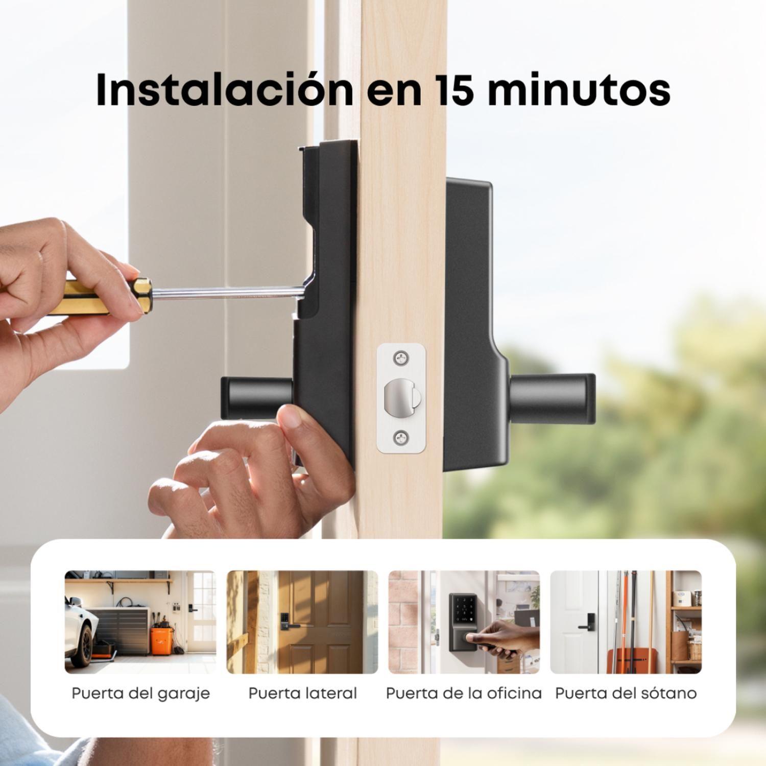 Cerradura Inteligente Eufy C33 Negra-4