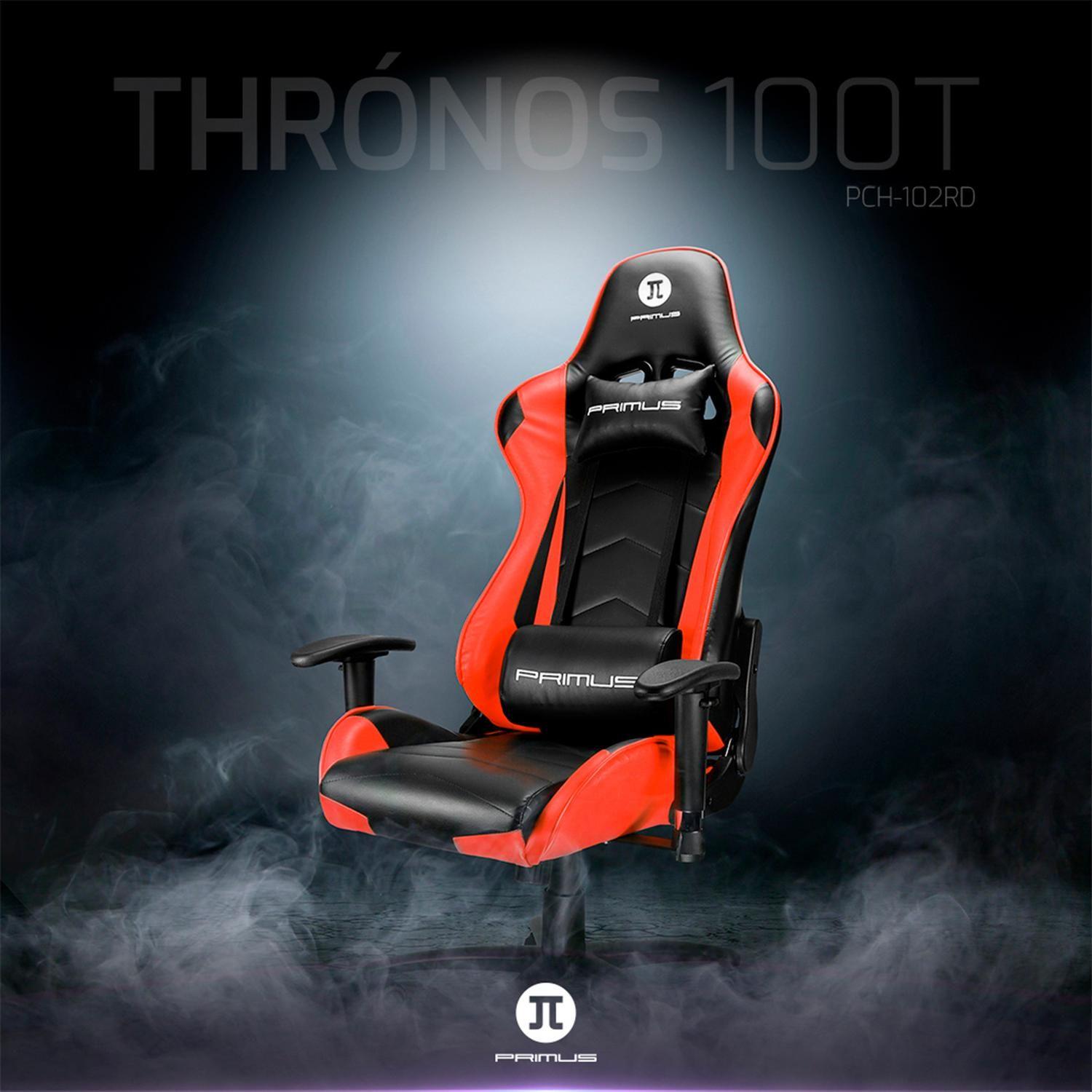 Silla Gamer Primus Gaming THRÓNOS100T rojo-2