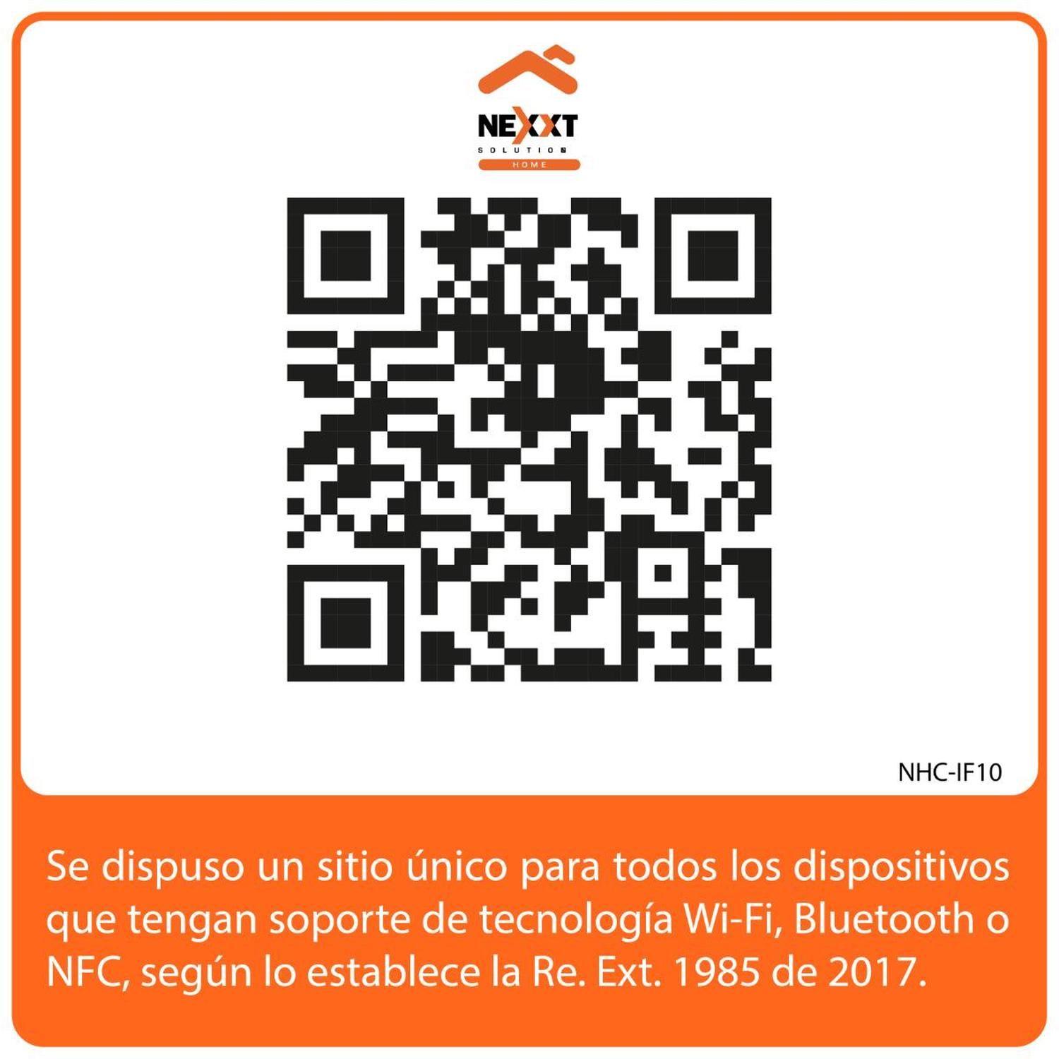 Cámara inteligente Wi-Fi® fija para interior - NHC-IF10-7