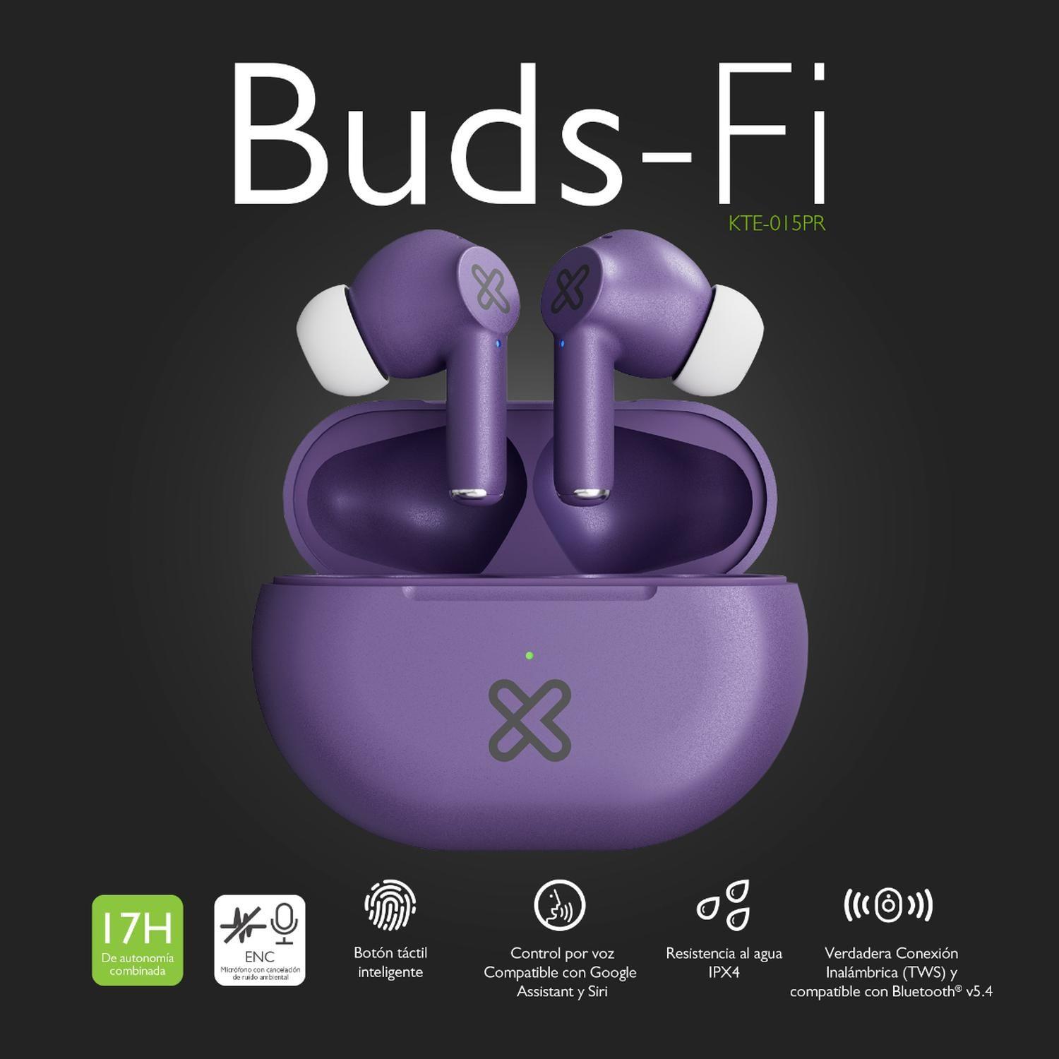 Klip Xtreme Audifonos TWS Buds-Fi Purpura KTE-015PR-5