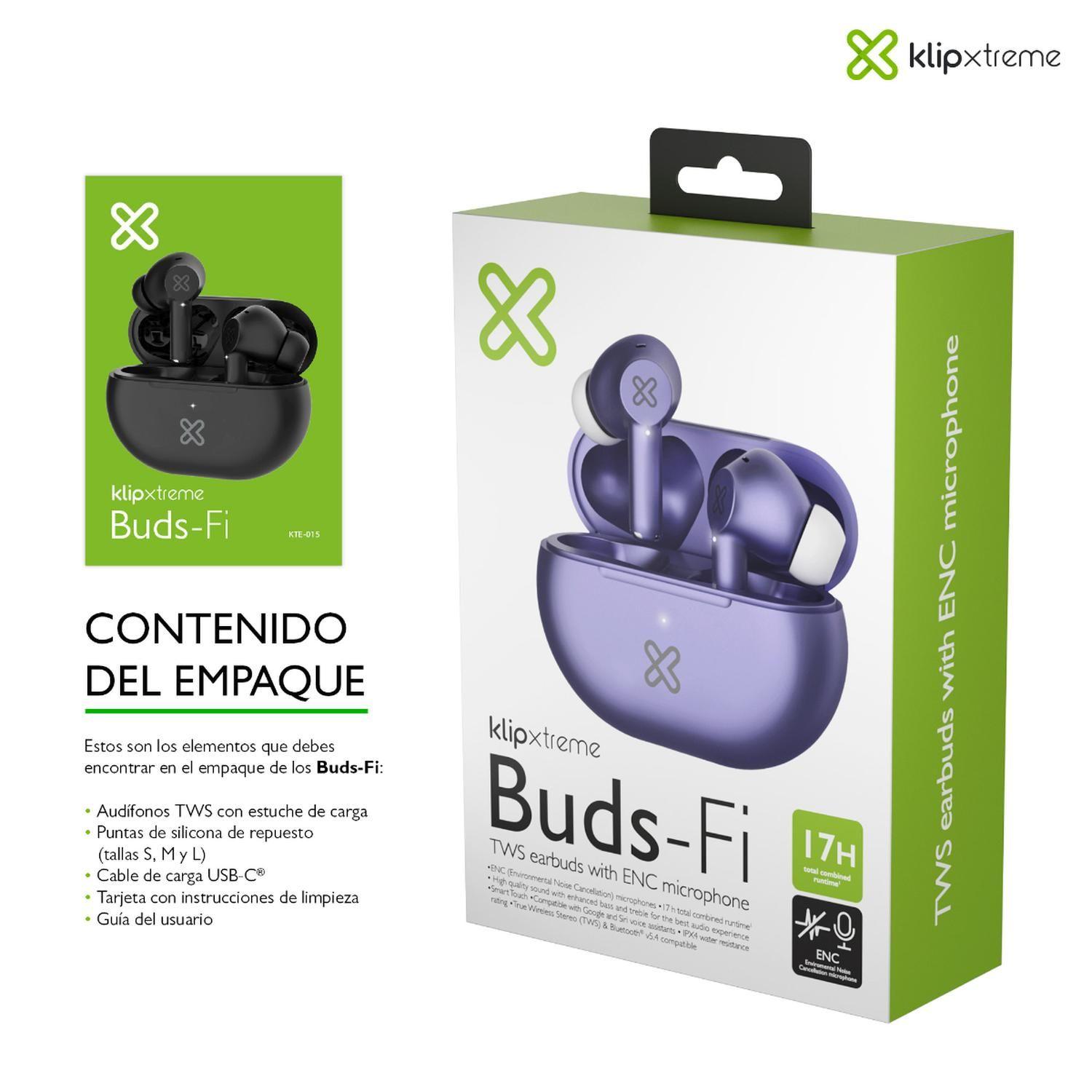 Klip Xtreme Audifonos TWS Buds-Fi Purpura KTE-015PR-7