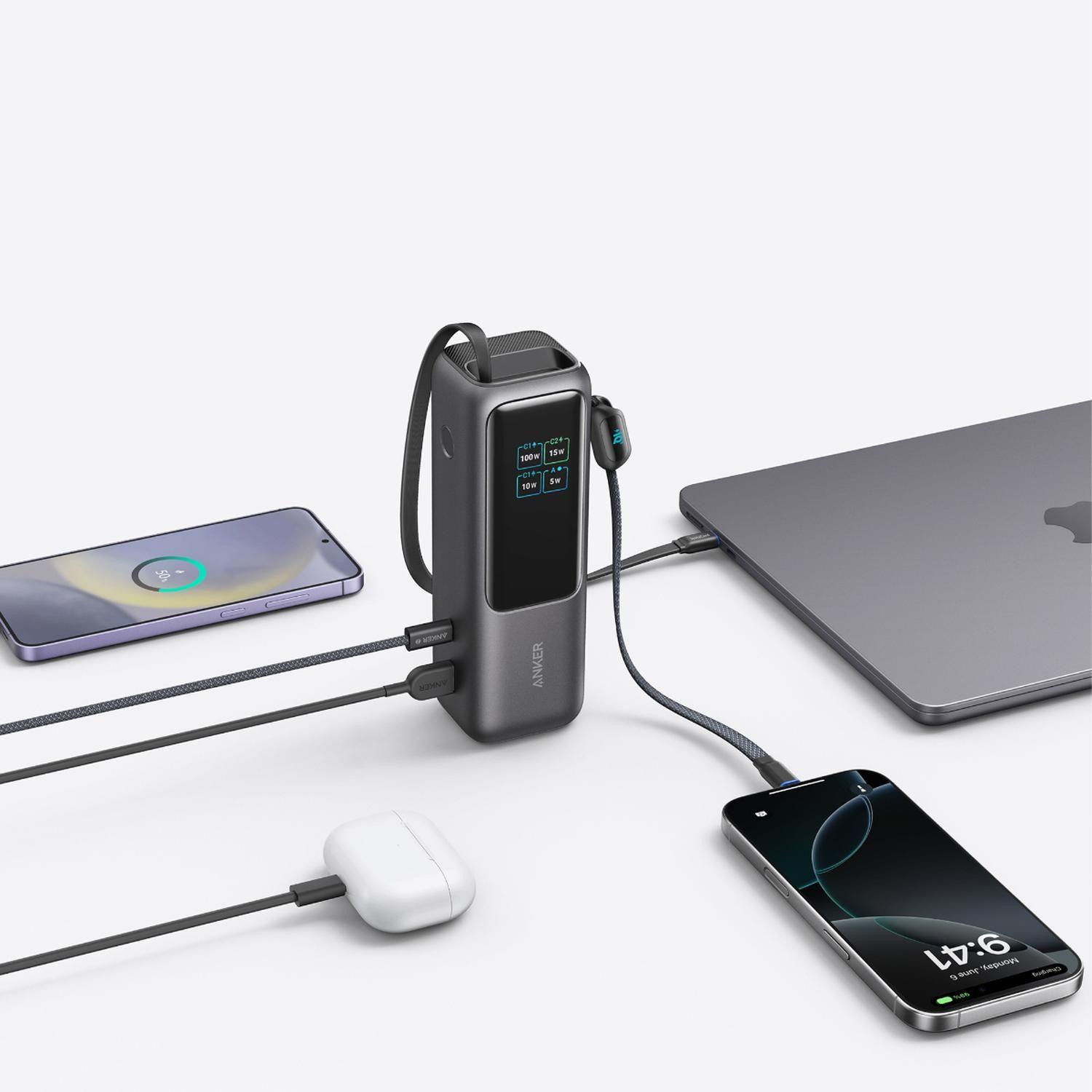 Cargador Portátil Power Bank Anker 25000 mAH 165W Black-3