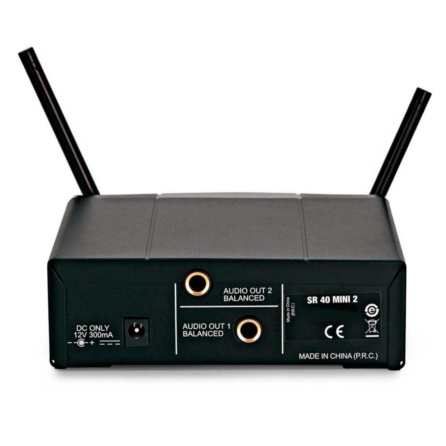 Micrófono Inalámbrico Vocal Doble AKG WMS40 Mini BD US25A/C-2