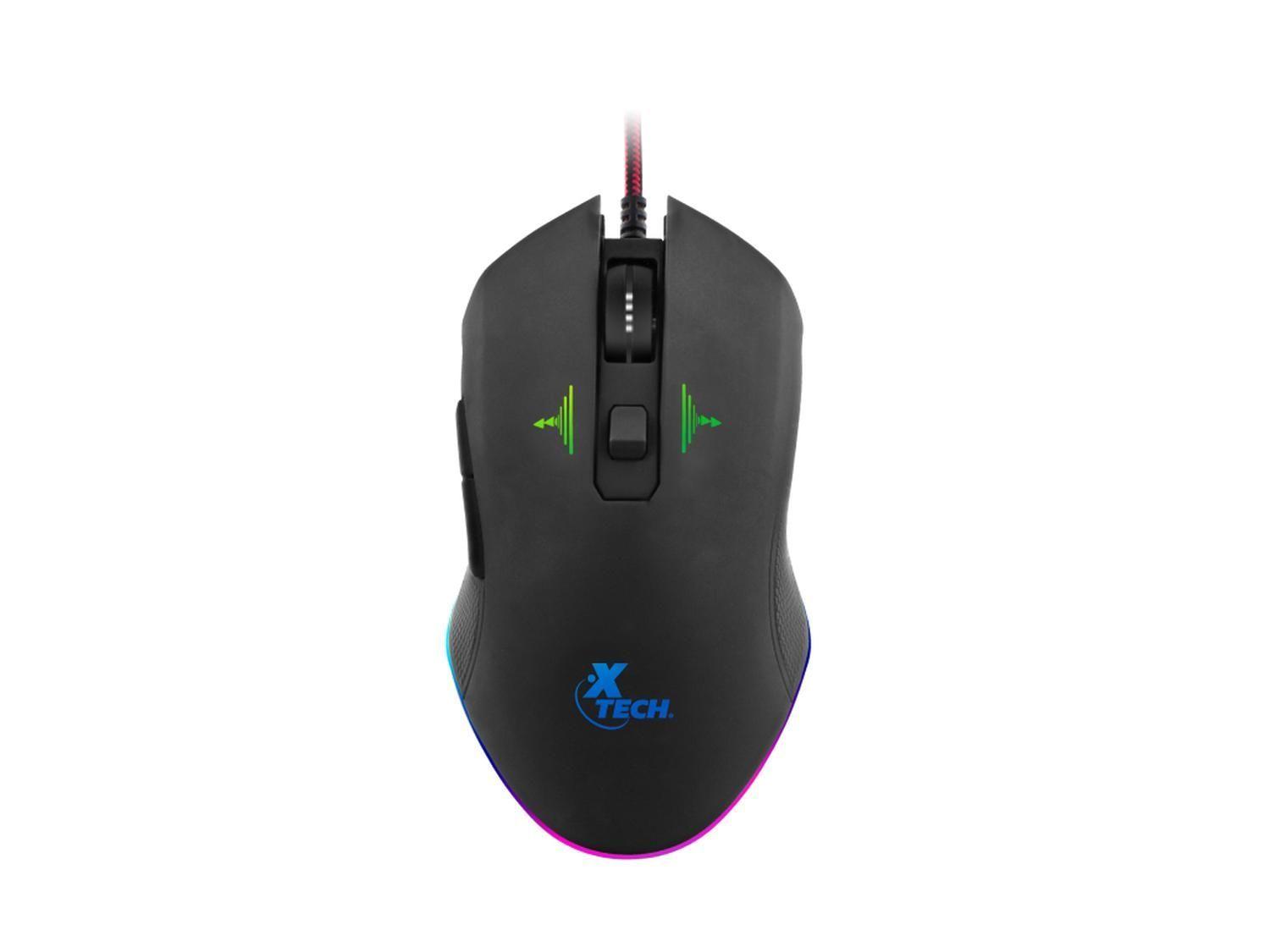 Mouse Gamer Xtech USB 6Bot LED 4Col 3200dpi XTM-710-0