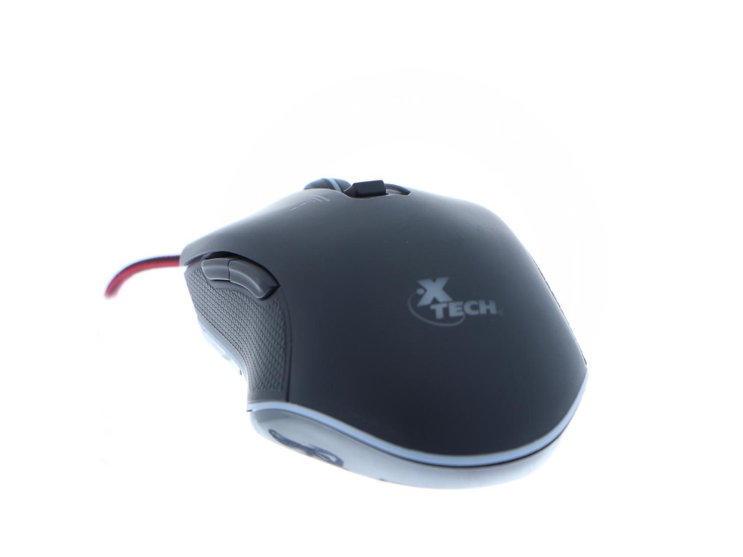 Mouse Gamer Xtech USB 6Bot LED 4Col 3200dpi XTM-710-4