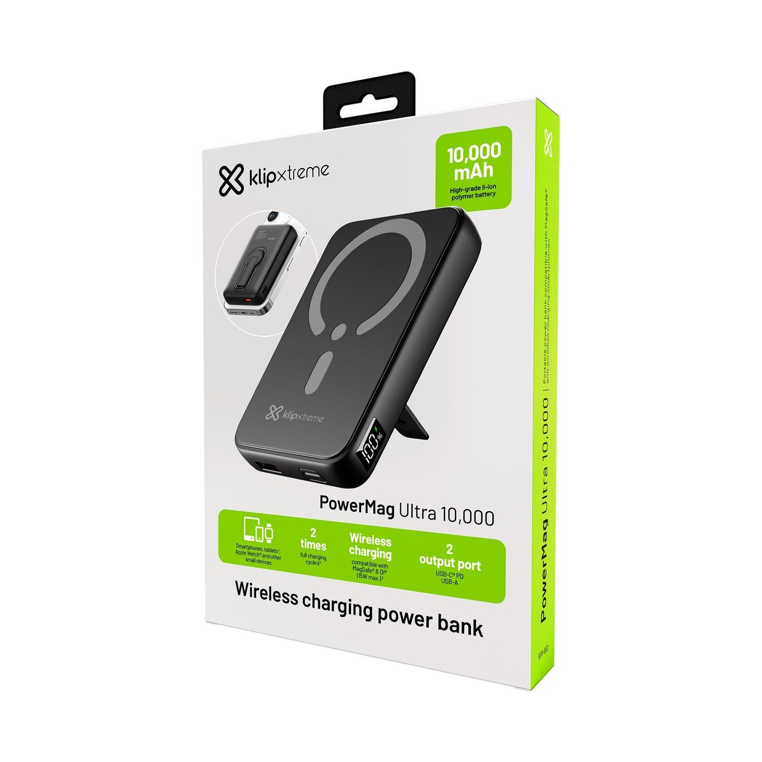 Klipxtreme Powerbank pantalla magnética WLSS Charg 10.000mAh-9