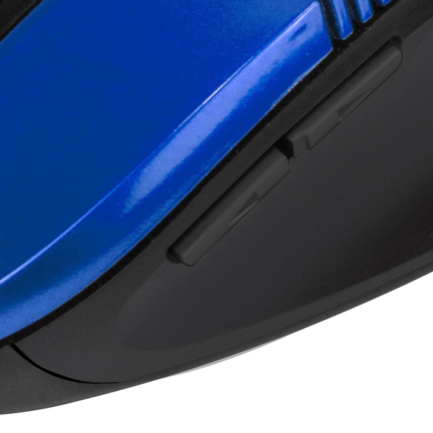 Mouse Inalámbrico KlipXtreme KMW-330 azul-2