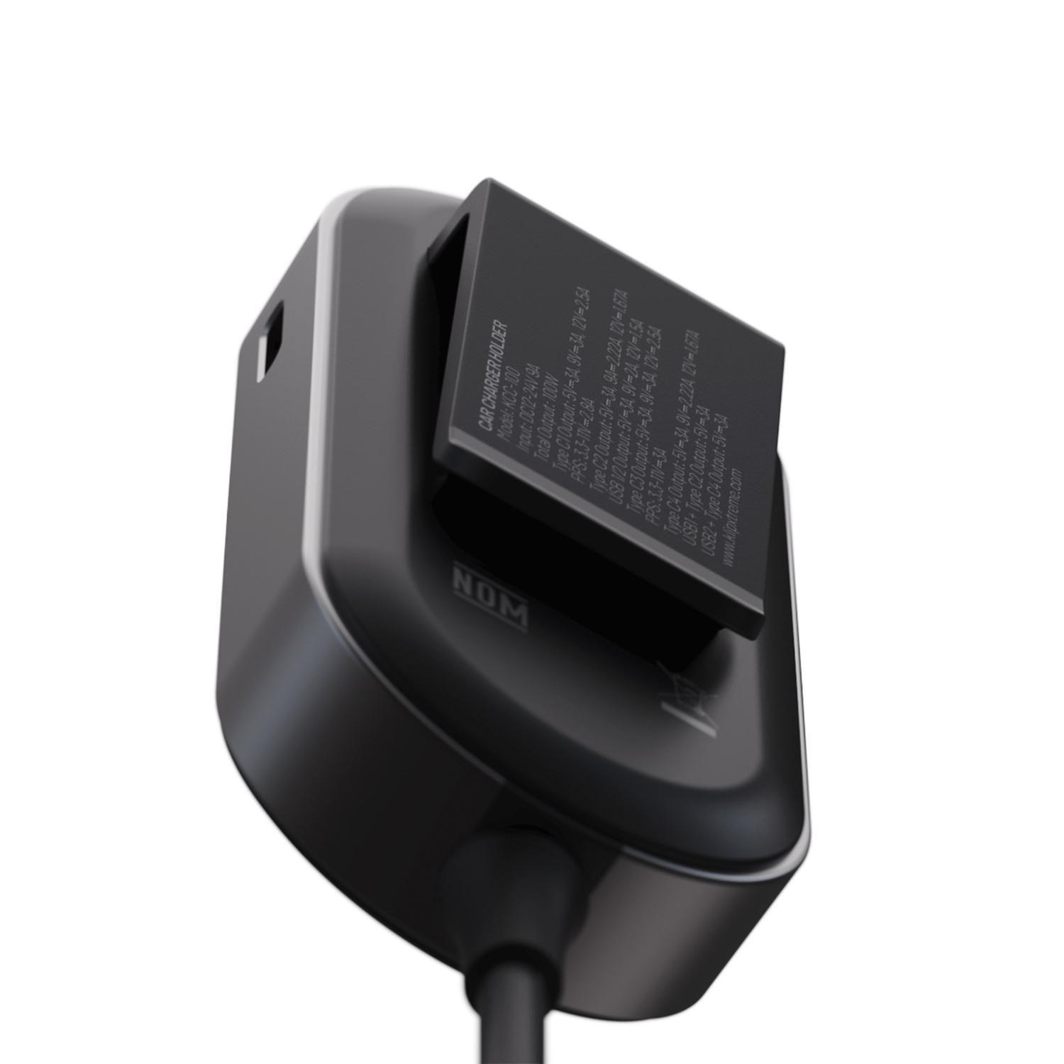 KX Car Charger 100W Max 4xUSB-C PD30W + 2xUSB-A QC 3.0 Extension Cable-5