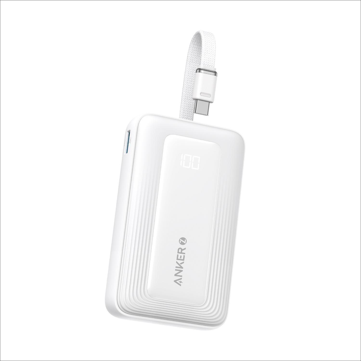 Cargador Portátil Power Bank Anker Zolo 10000mAh con USB C White-3