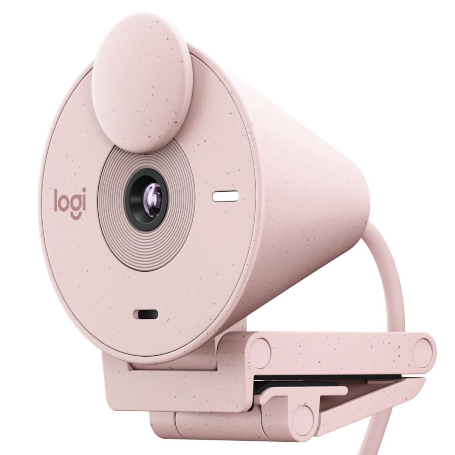 Logitech Webcam Brio 300 Rosado-0