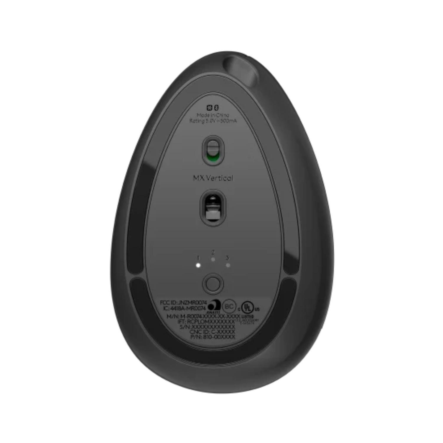 Mouse Inalambrico Logitech MX Vertical Grafito-4